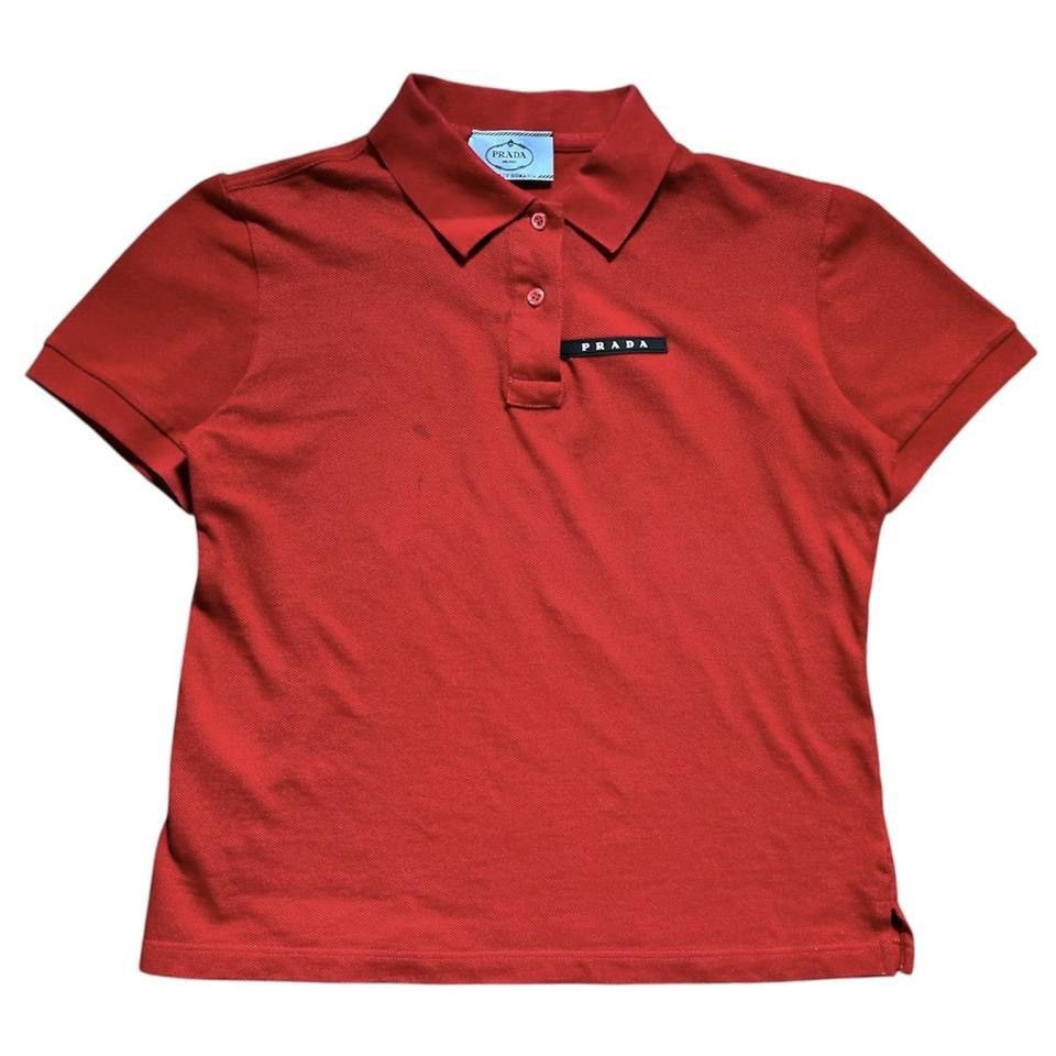 Prada red prada linea rossa polo Size US S / EU 44-46 / 1 - 1 Thumbnail