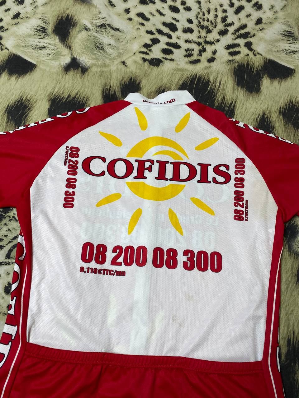 Vintage CYCLING SHIRT JERSEY MAGLIA CAMISETA TRIKOT COFIDIS NALINI Size US M / EU 48-50 / 2 - 17 Thumbnail
