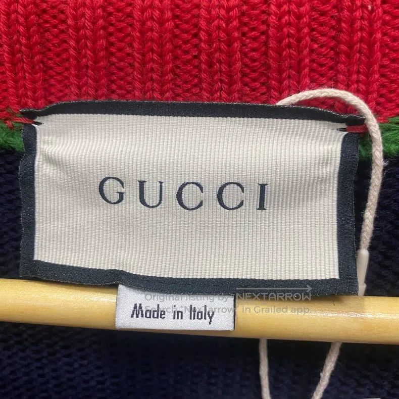 Gucci Gucci Contrast colour embroidery cardigan coat Size XL / US 12-14 / IT 48-50 - 3 Thumbnail