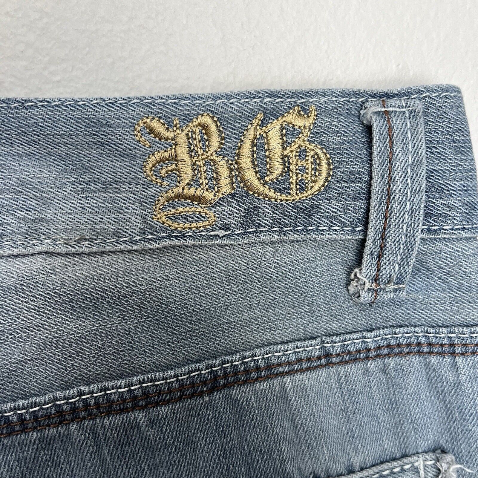 Blue Gear Blue Gear | Distressed Relaxed Baggy Jeans Vintage Y2K 38 Size US 38 / EU 54 - 6 Thumbnail