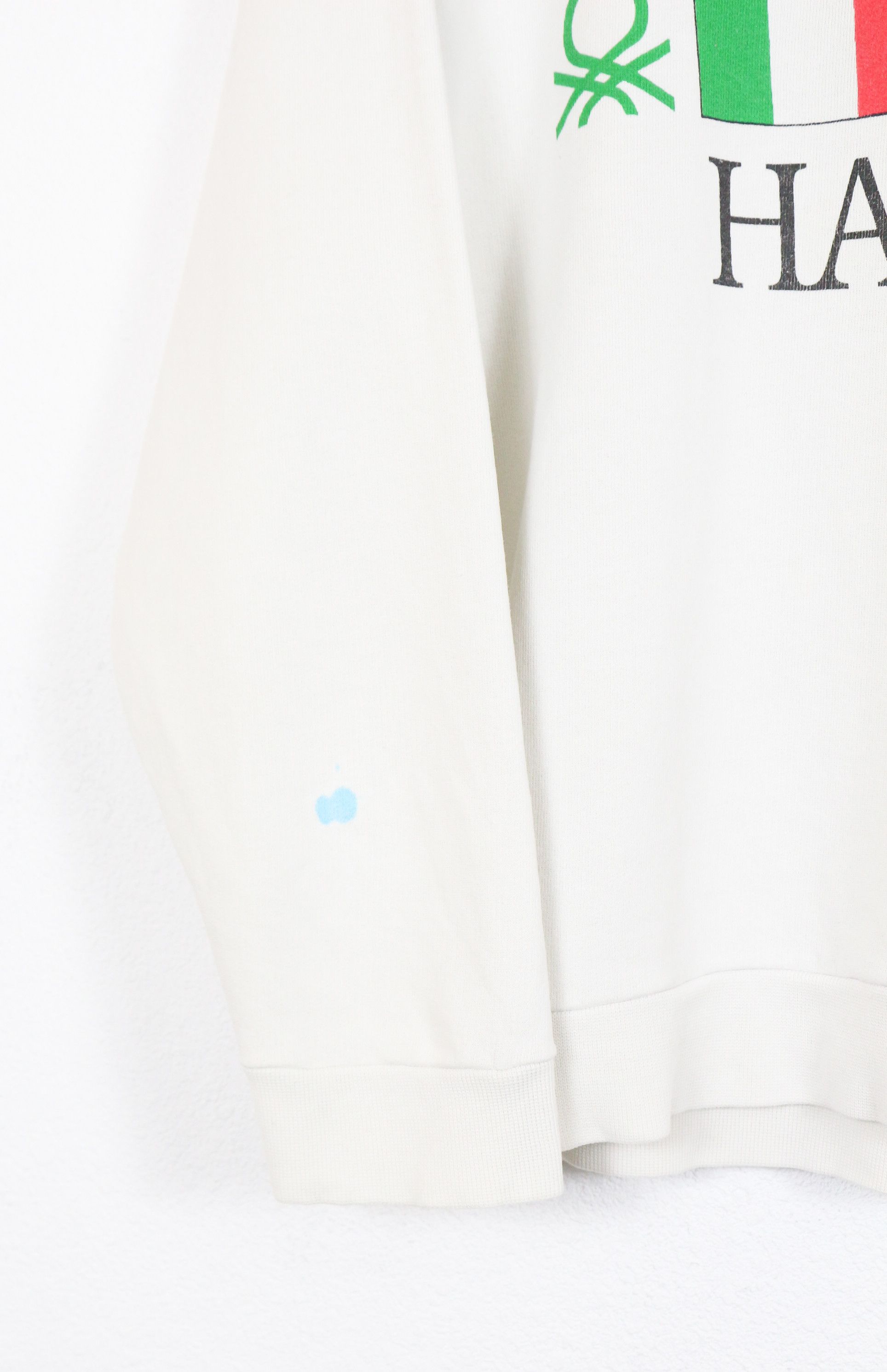 Beams Plus × Benetton Vintage Benetton Hawaii Logo Flag Sweatshirt 90s USA Size US S / EU 44-46 / 1 - 2 Thumbnail
