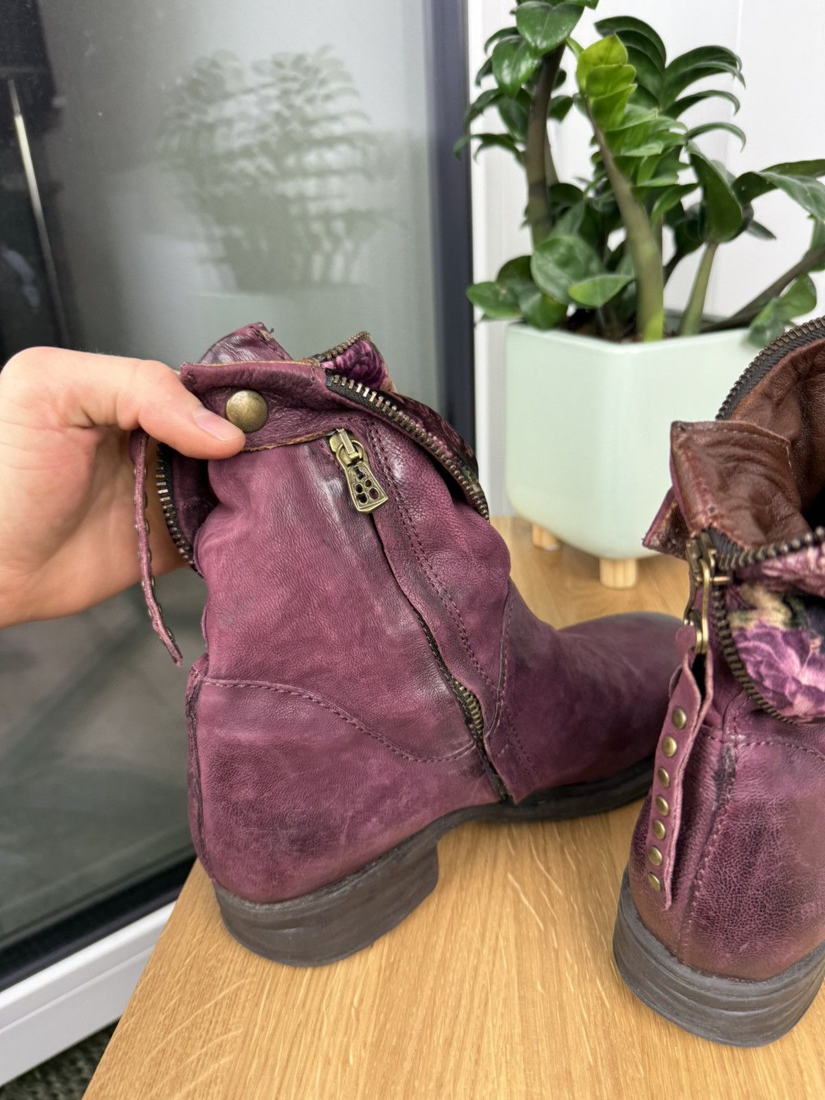 A.S.98 A.S 98 Brown Calfskin Leather Women’s Boots Size 37 Size US 7 / IT 37 - 9 Thumbnail