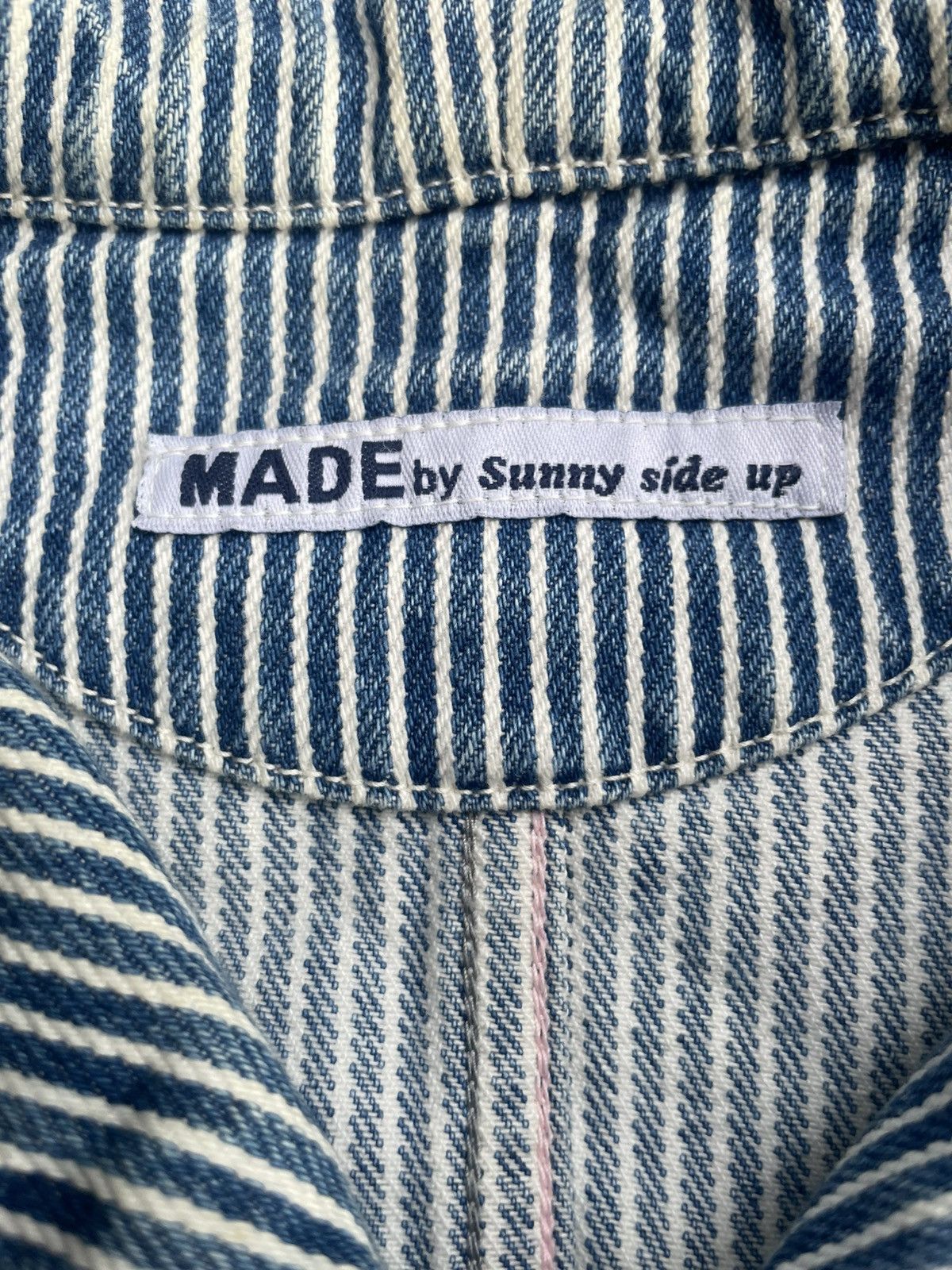 Japanese Brand Vintage Sunny Side Up Hickory Shawl Jacket Size US L / EU 52-54 / 3 - 17 Thumbnail