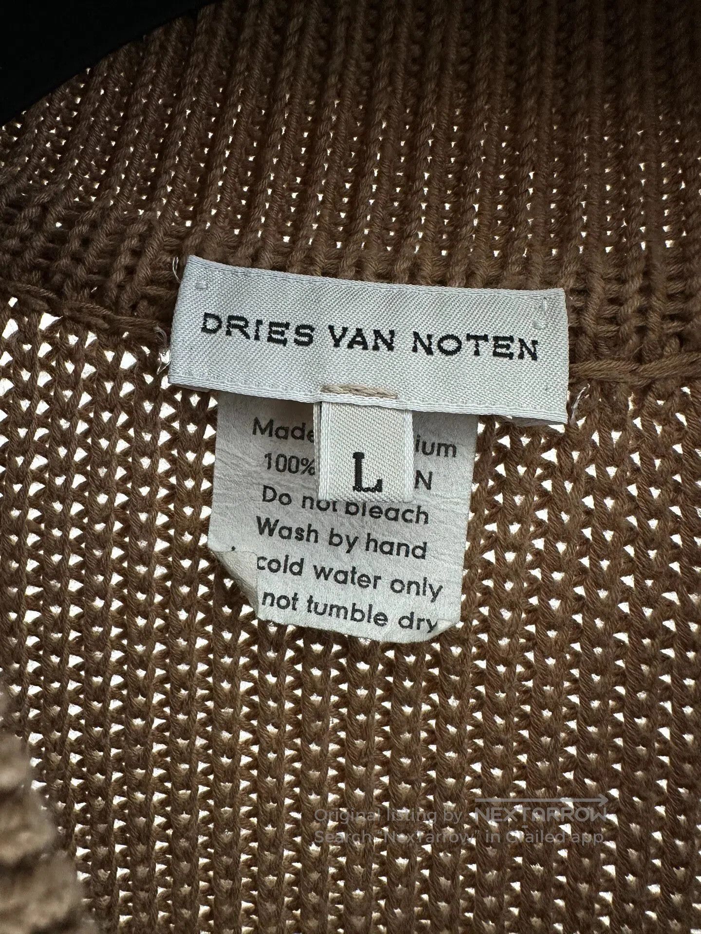 Dries Van Noten DRIES VAN NOTEN Leica period: Long robe, sweater, cardigan Size US L / EU 52-54 / 3 - 4 Thumbnail