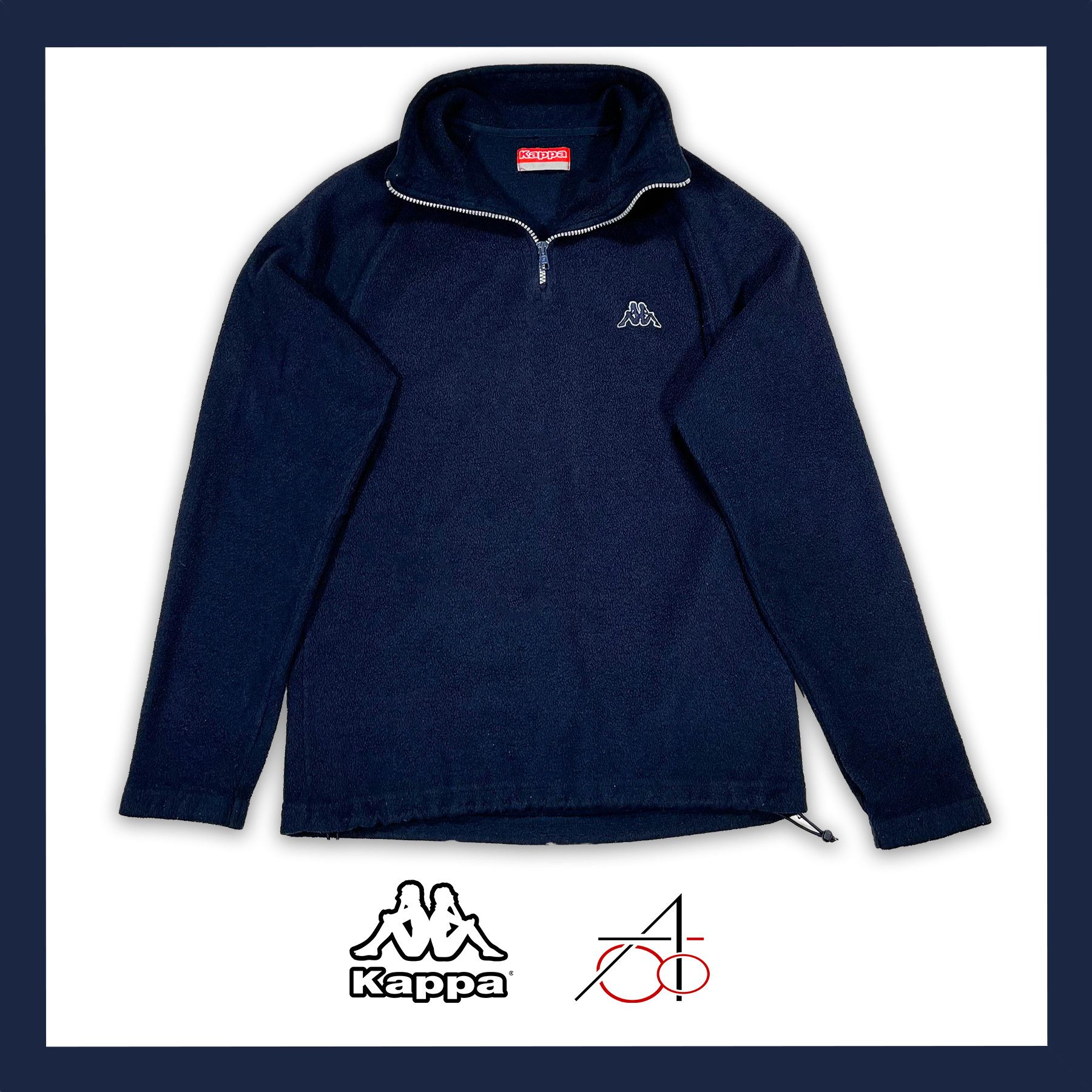 Kappa Kappa vintage 1/4 zip fleece, S/M size Size US M / EU 48-50 / 2 - 1 Thumbnail