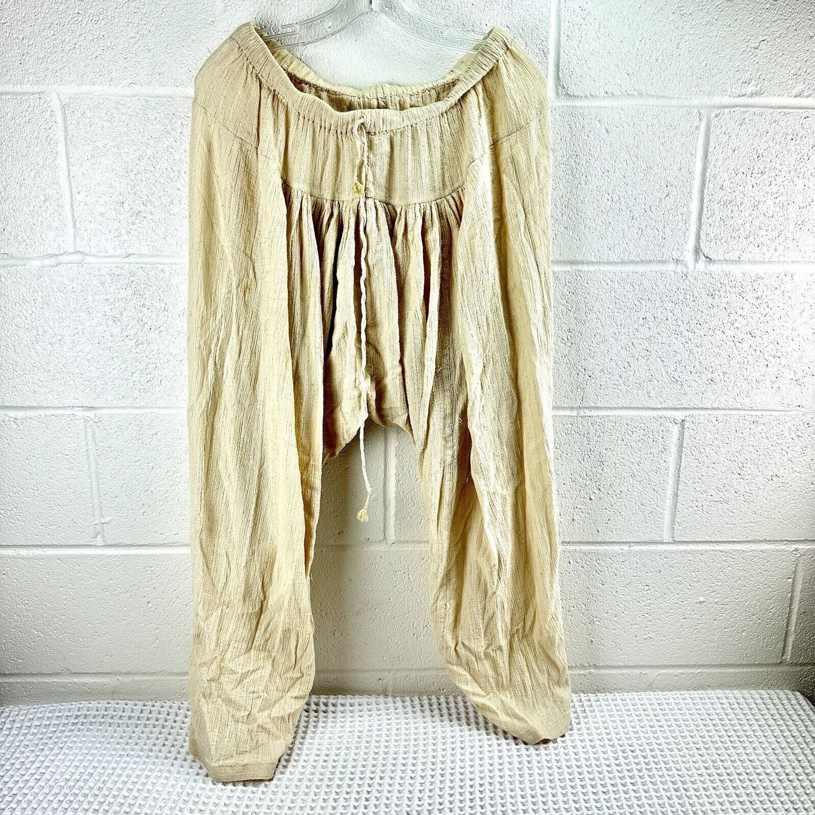 Other Anaak Cream Ivory Beige Cotton Pants, Size 2, w/lurex, 28x27 Size 26" / US 2 / IT 38 - 1 Thumbnail