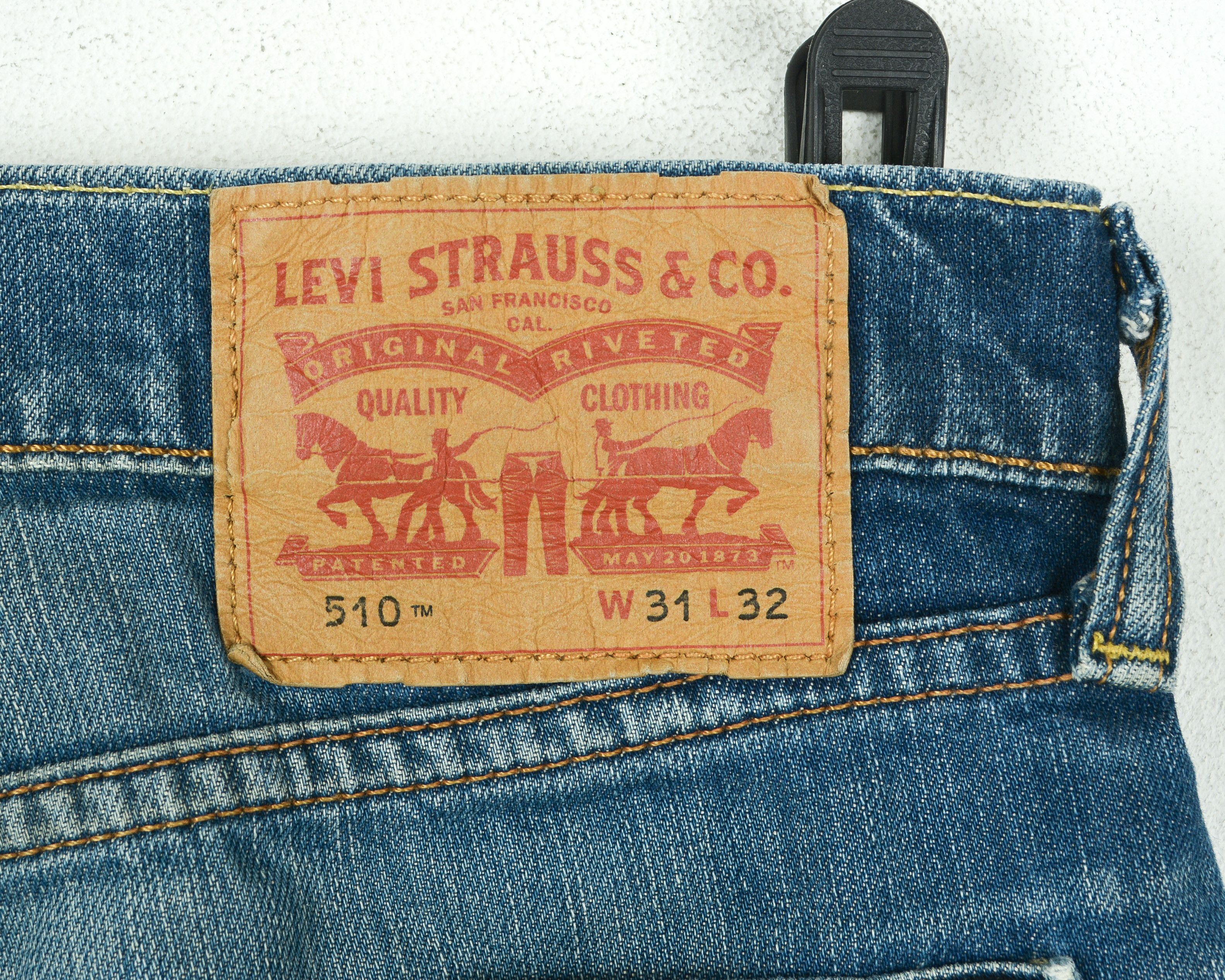 Levi's 510 Mens W31 L30 Slim Fit Skinny Jeans Denim Pants Trousers Size US 31 - 10 Thumbnail