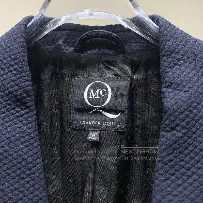 Alexander McQueen Alexander McQueen Navy Cotton Men's Jacket . Size US L / EU 52-54 / 3 - 3 Thumbnail