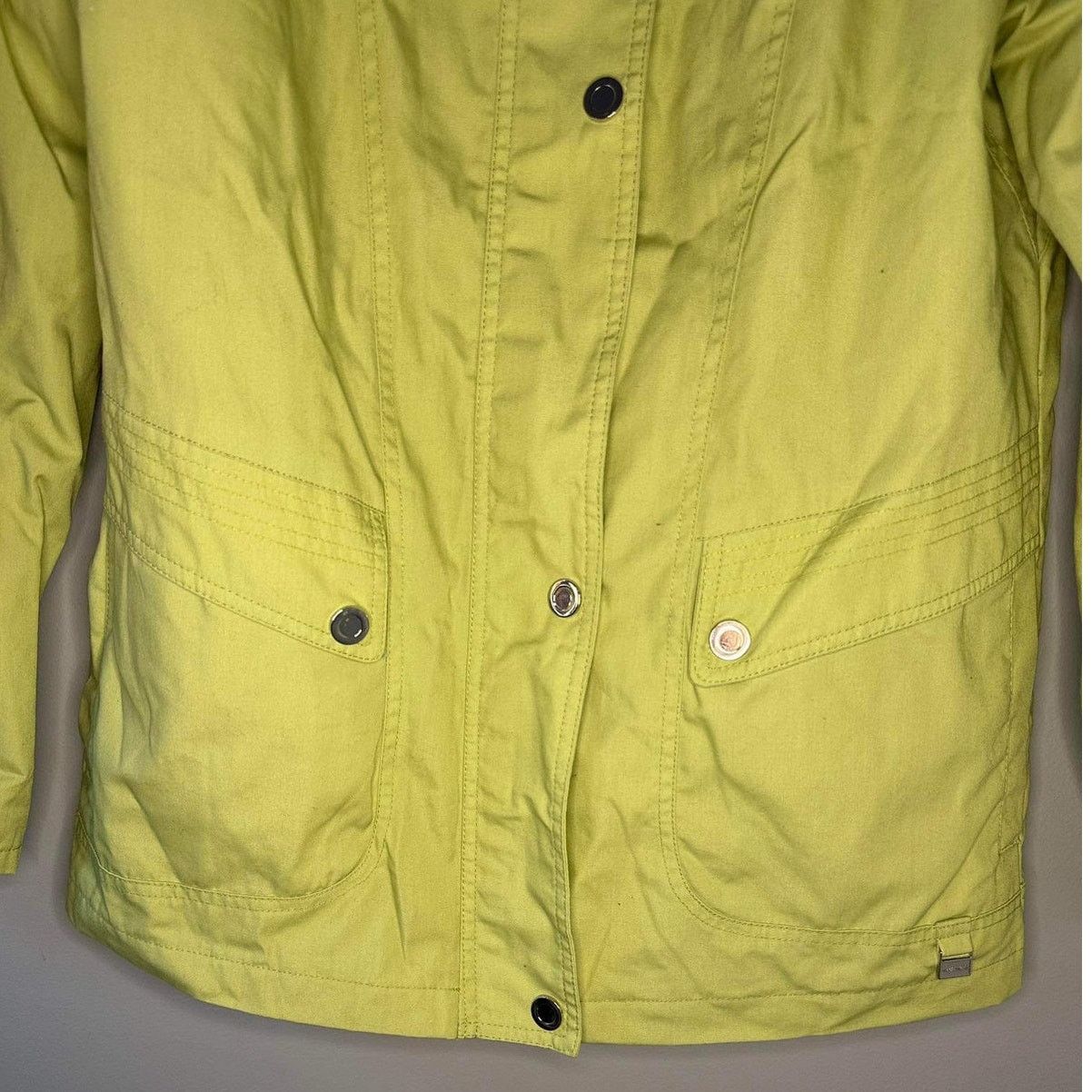 Mackintosh Mackintosh Hooded Rain Jacket Lime Green Women's Small Size S / US 4 / IT 40 - 2 Thumbnail
