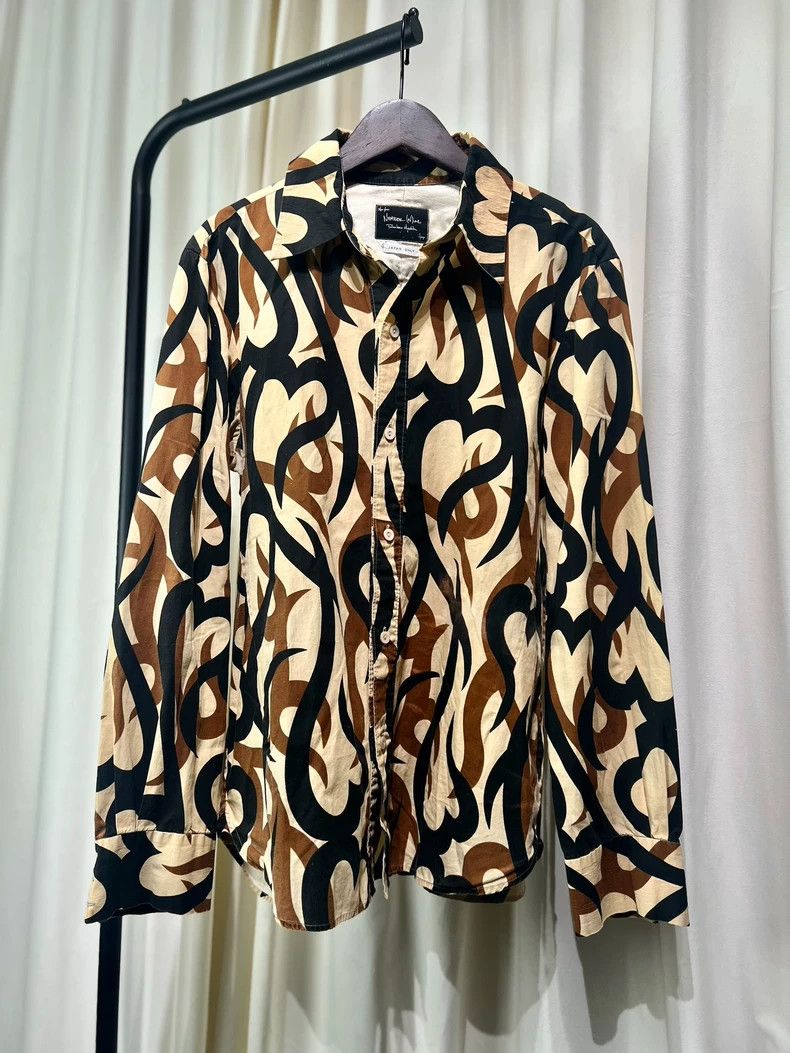 Number (N)ine Number (N)ine04aw My own period Thorn shirt 2503-Nextarrow Size US L / EU 52-54 / 3 - 1 Thumbnail