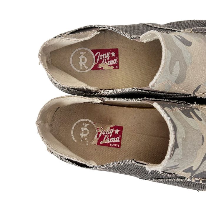 Tony Lama Tony Lama Camo Canvas Slip On Shoes Sz 11 Grailed