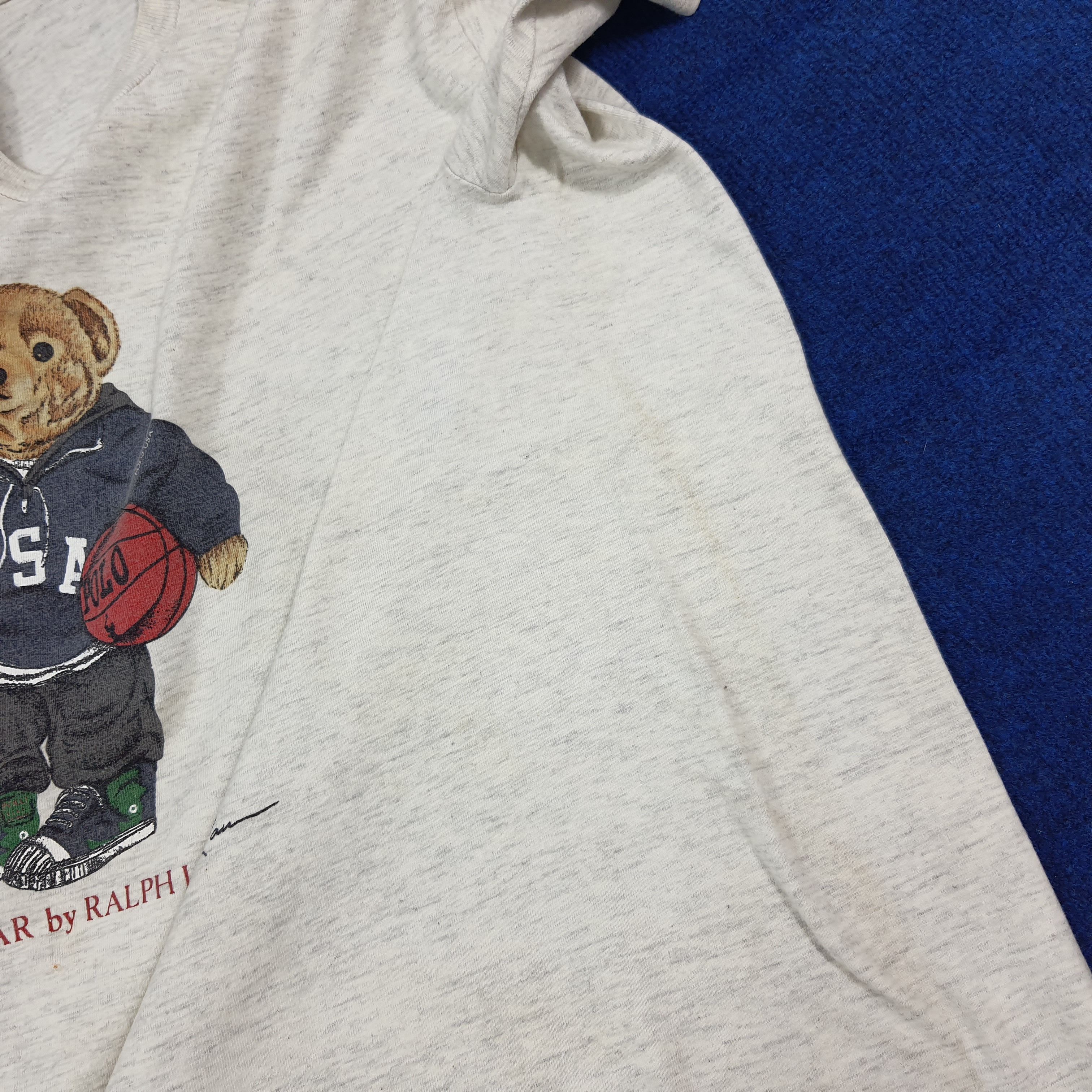 Polo Ralph Lauren Vintage Polo Bear by Ralph Lauren Graphic Tshirt C299N11 Size US L / EU 52-54 / 3 - 10 Thumbnail