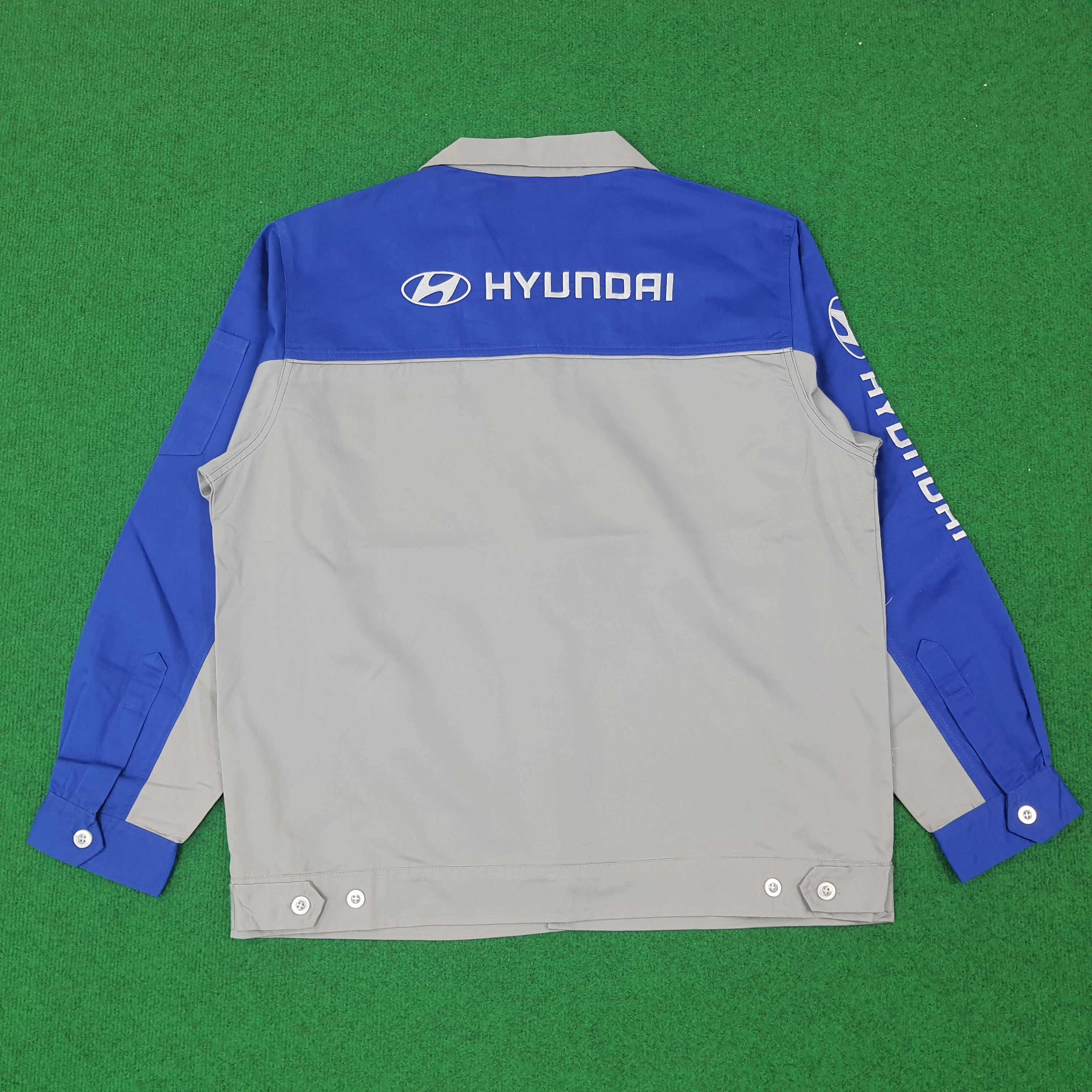 Vintage Vintage Hyundai Motorsports Racing Jacket C219N35 Size US L / EU 52-54 / 3 - 1 Thumbnail