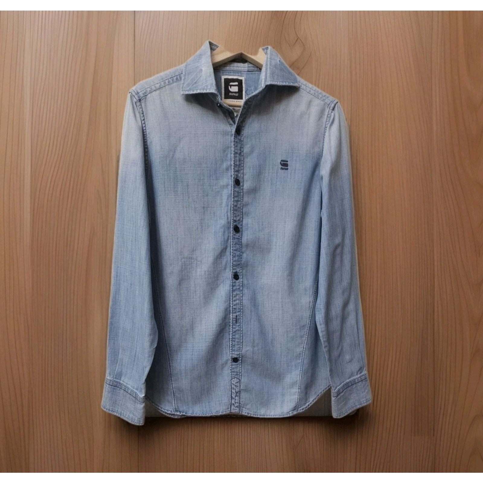 G-Star G-Star Work Shirt Button Up Denim Cotton Pockets M Size US M / EU 48-50 / 2 - 1 Thumbnail