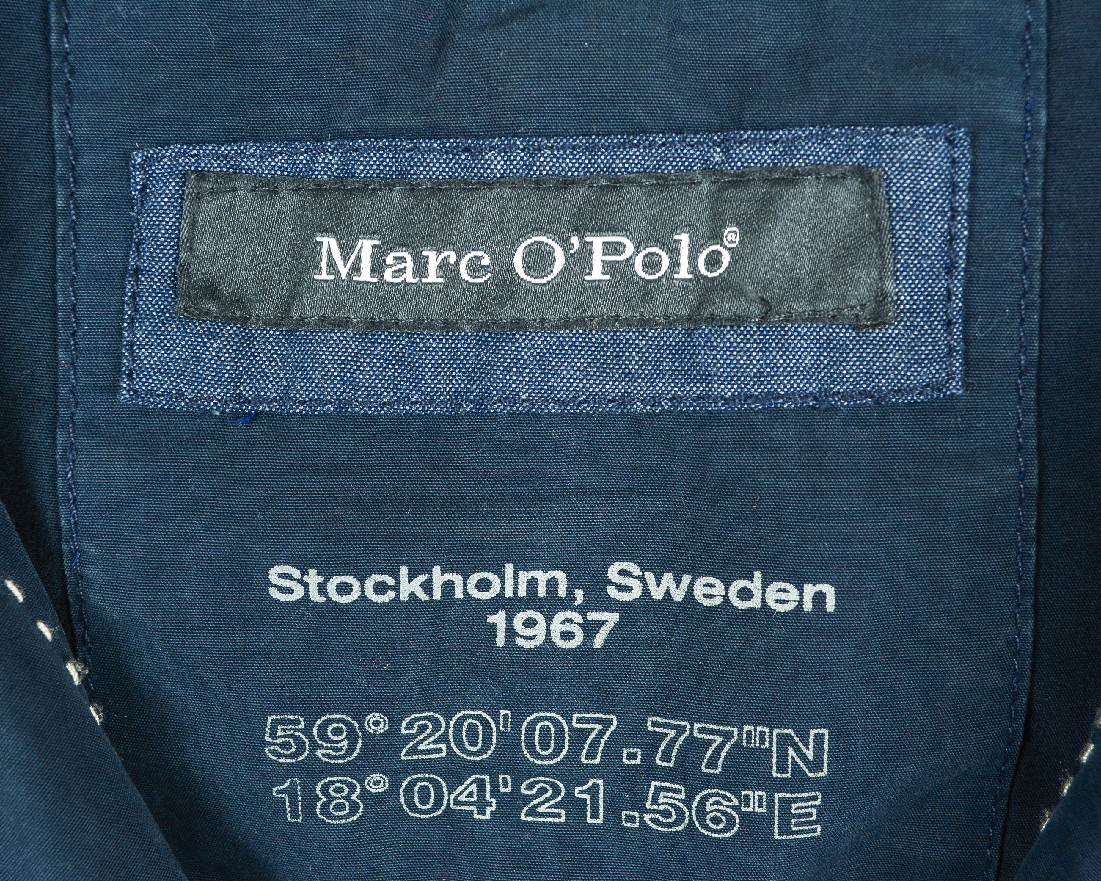 Marc O'Polo × Other Men's Navy Blue Jacket Outdoors Windproof Coat Cotton Hooded Size US M / EU 48-50 / 2 - 3 Thumbnail