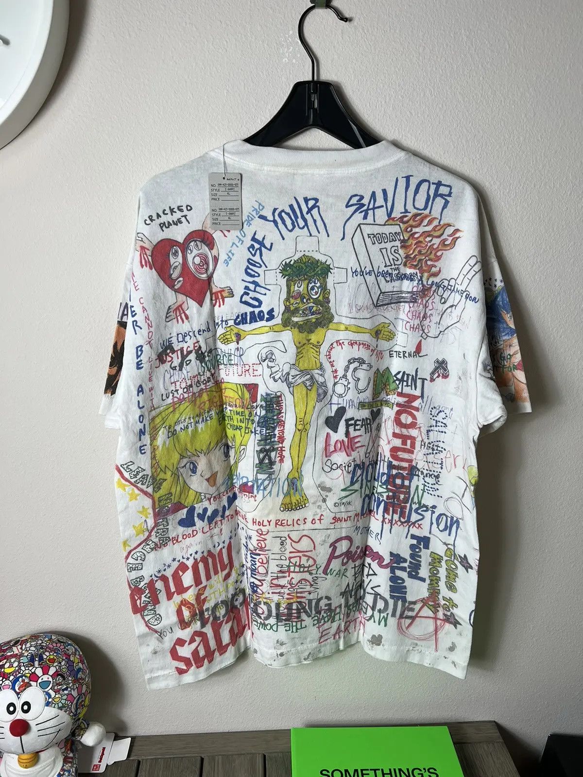 Saint Michael × Takashi Murakami Saint Michael Takashi Murakami Graffiti T-Shirt Size US XL / EU 56 / 4 - 9 Thumbnail