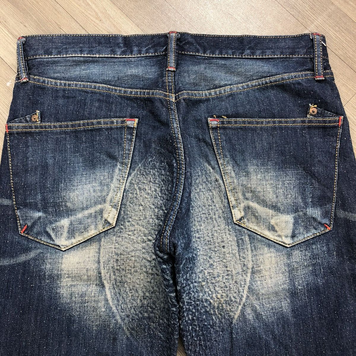 If Six Was Nine 2000s Japanese Brand Faded Y2K Lgb Goa Bootcut Flared Jeans Size US 32 / EU 48 - 20 Thumbnail