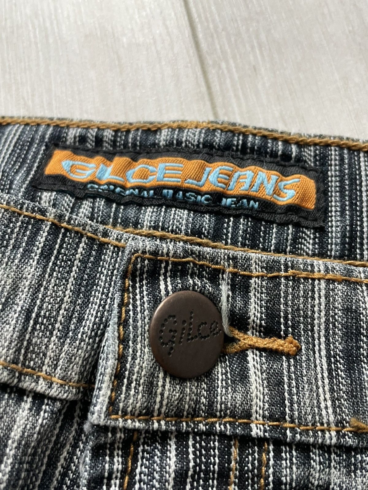 Japanese Brand Vintage Flared Bootcut 90’s GLCE Denim Jeans Japan RARE Size 27" / US 4 / IT 40 - 6 Thumbnail
