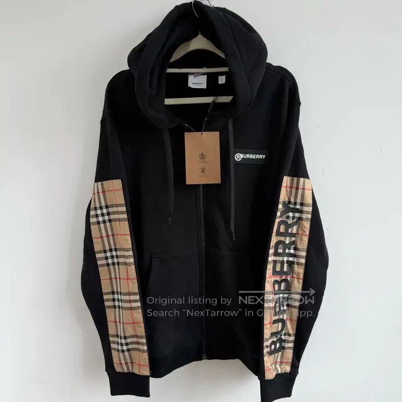 Burberry Burberry Black Long Sleeve Hoodie for Women. Size S / US 4 / IT 40 - 1 Thumbnail