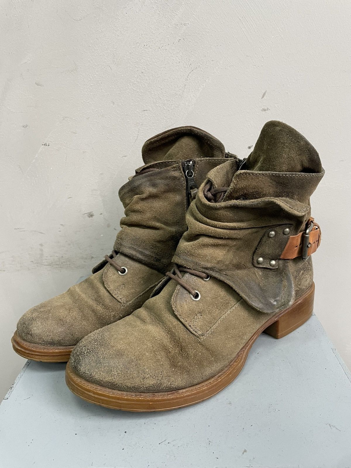 A.S.98 A.S. 98 style leather avant garde boots suede tornado mart Size US 7.5 / EU 40-41 - 6 Thumbnail