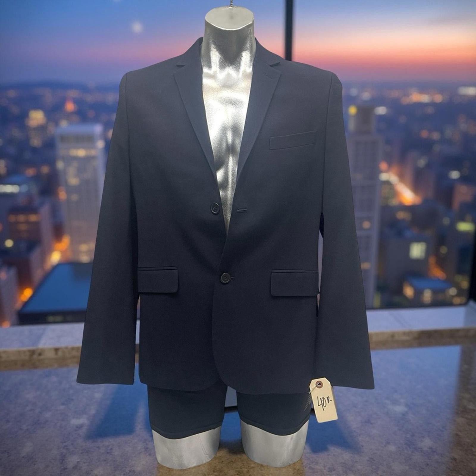 H&M H&M Slim Fit - Size 40R Men's Blazer in Dark Navy - mint Size 40R - 1 Thumbnail