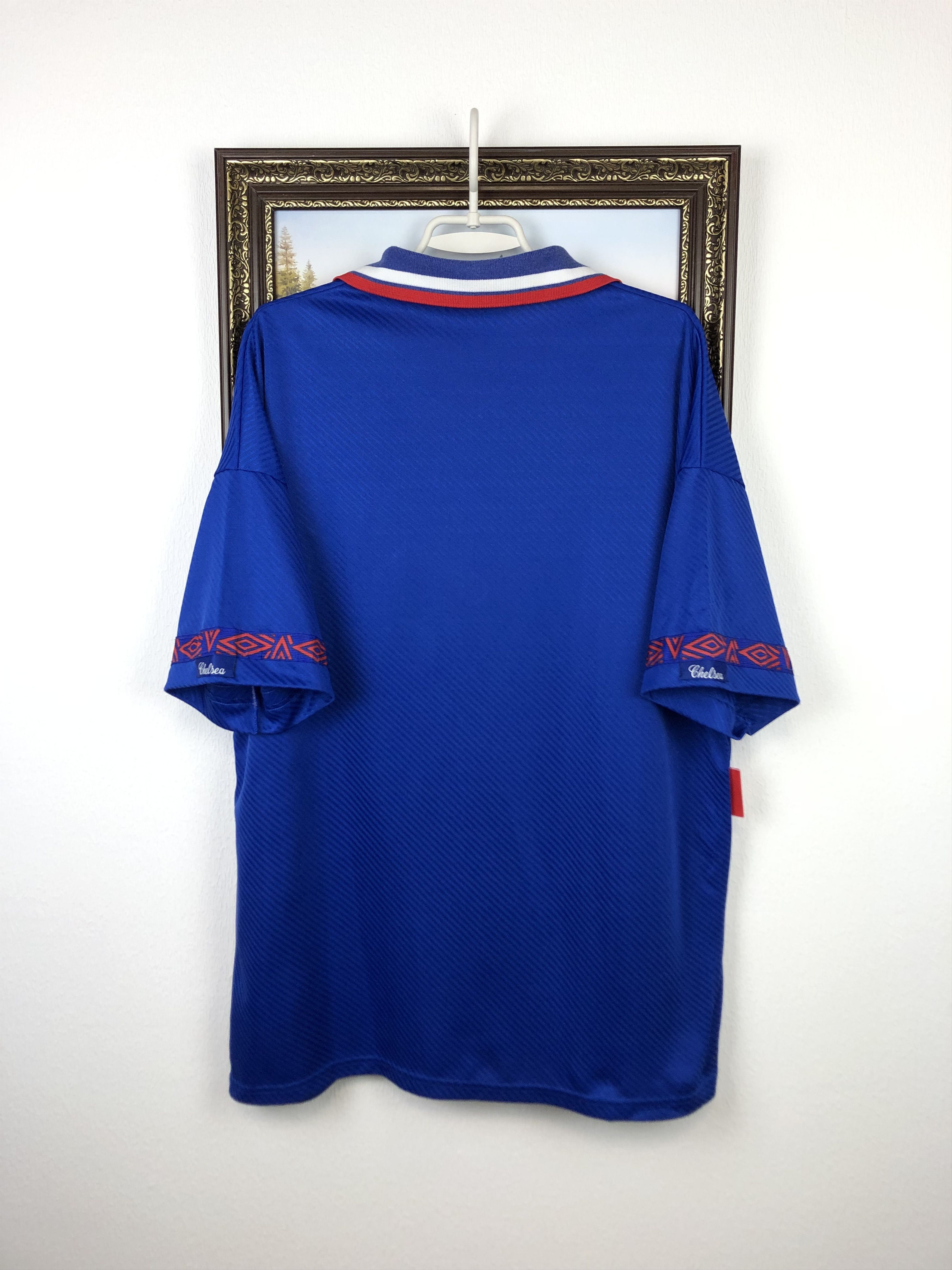 Umbro Chelsea football shirt 1993 Soccer Blue Jersey Tee Hype Size US XL / EU 56 / 4 - 12 Thumbnail