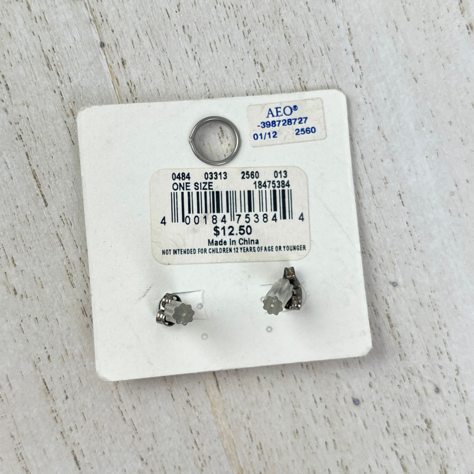 American Eagle Outfitters American Eagle Outfitters Silver Stud Earrings Rhinestones Size ONE SIZE - 4 Thumbnail