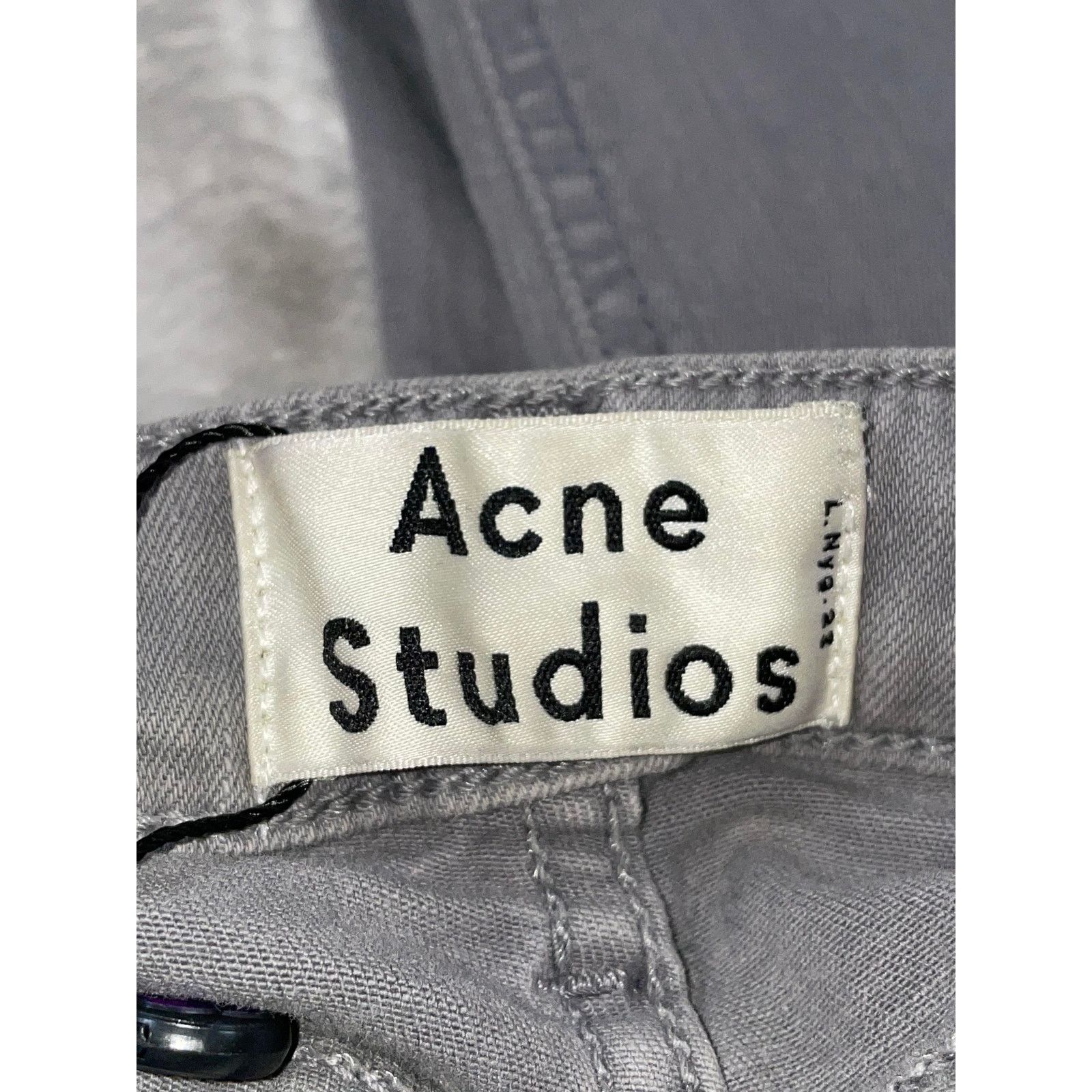 Acne Studios Acne Studios Plain Grey Wash Jeans Size US 26 / EU 42 - 3 Thumbnail