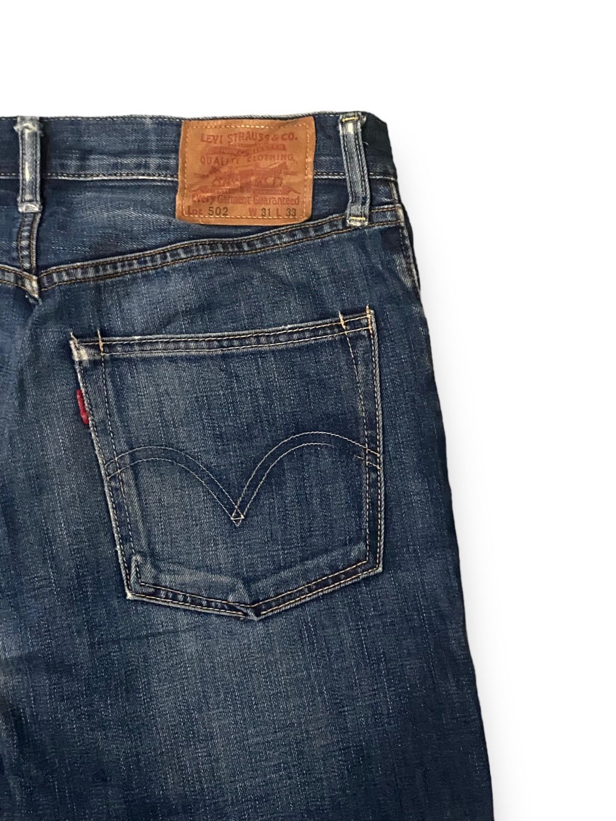 Japanese Brand × Levi's × Vintage Vintage Levis 502 Selvedge 4459 Button Distress Straight d' Size US 33 - 14 Thumbnail