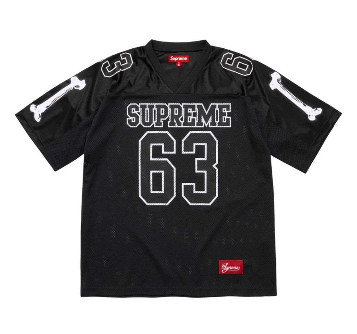 Lサイズ　Supreme Crest Soccer Jersey Black SUPREME CREST SOCCER JERSEY BLACK Size M ( อก 23-23.5 นิ้ว