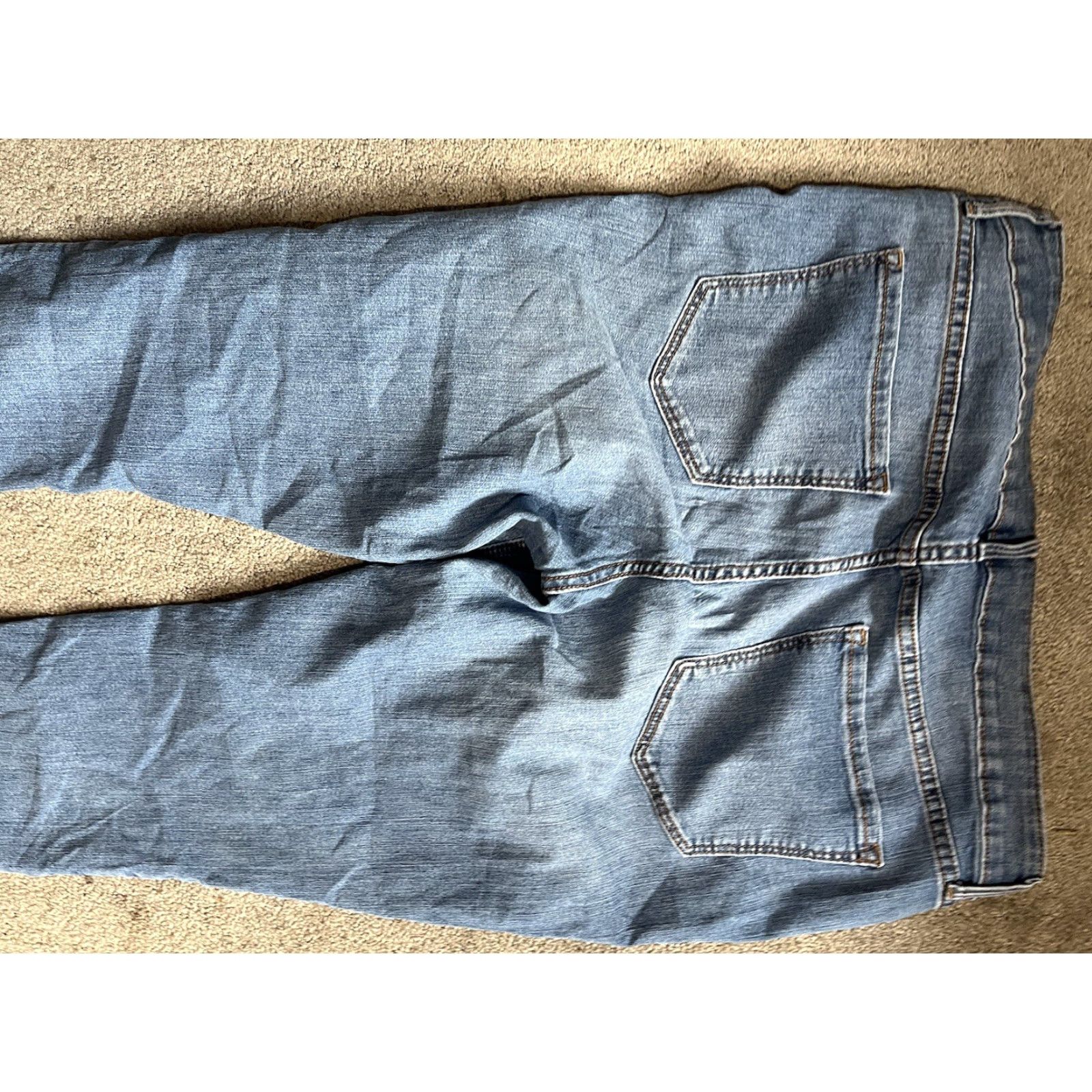 Old Navy Old Navy Womens Super Skinny Jeans Womens Size 14 Medium Wash Mid Rise Ankle Size 24" / US 00 / IT 34 - 4 Thumbnail