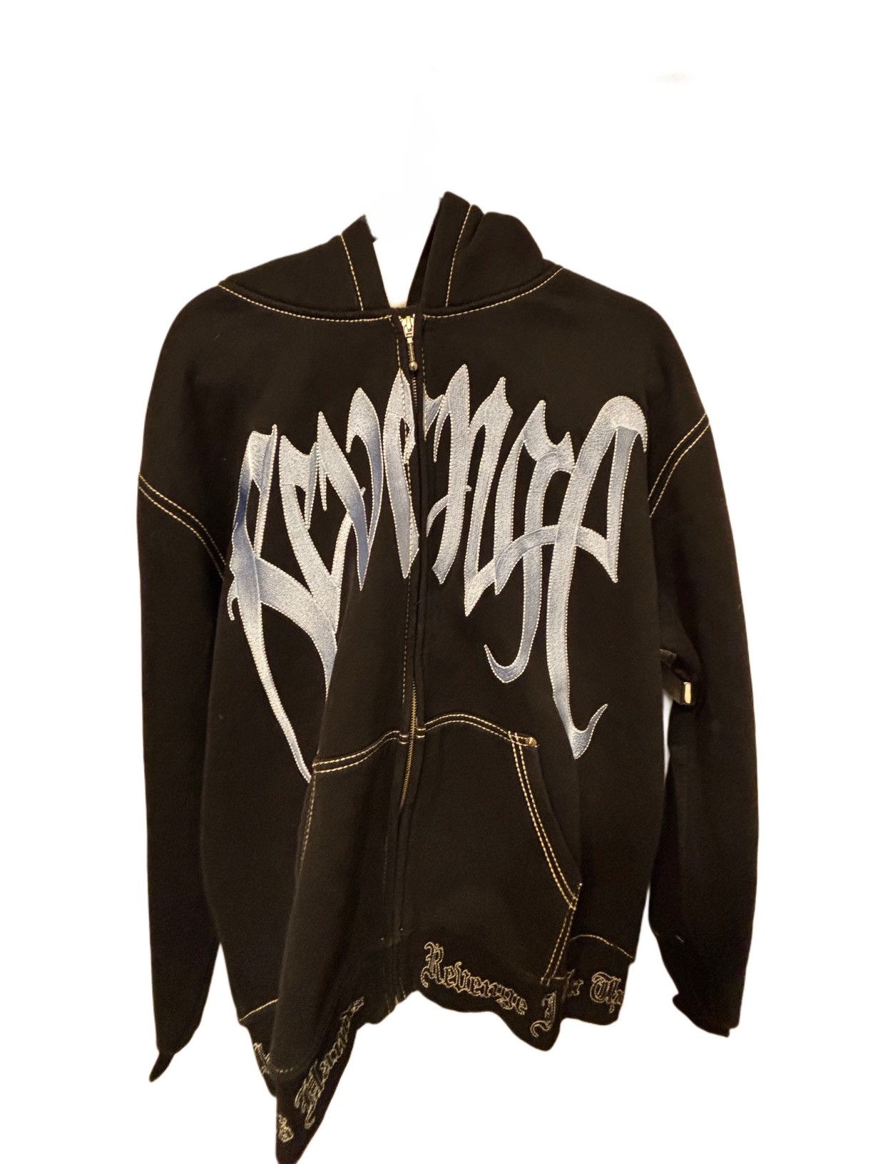 Revenge Contrast Hoodie | Grailed