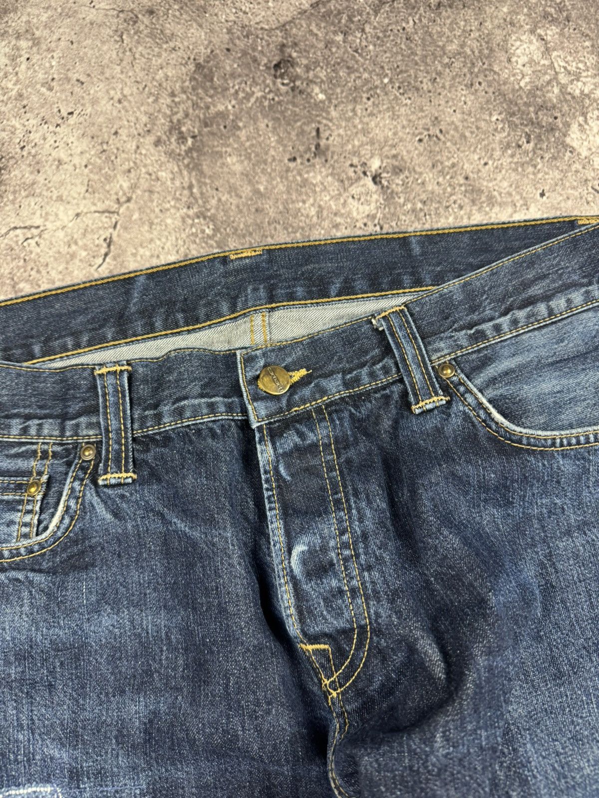 Carhartt Carhartt Davies Vintage Jeans Workwear Skate Y2K Faded Pants Size US 33 - 5 Thumbnail