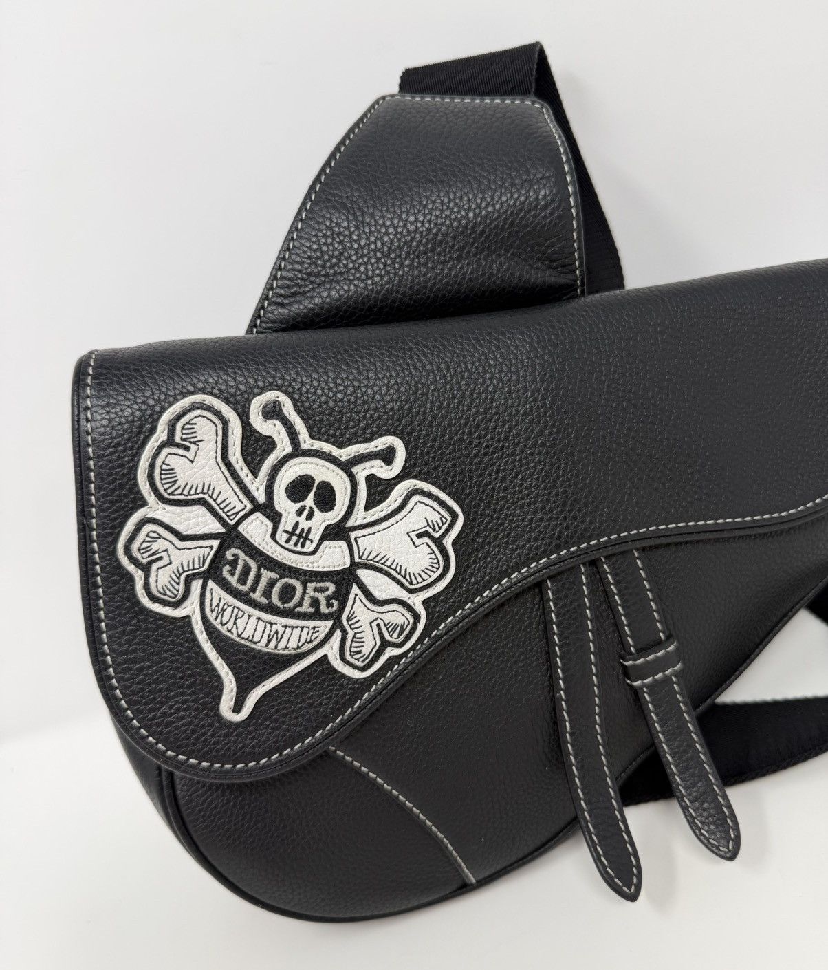 Dior × Stussy Dior x Shawn Stussy Saddle Crossbody Leather Bag Size ONE SIZE - 2 Thumbnail
