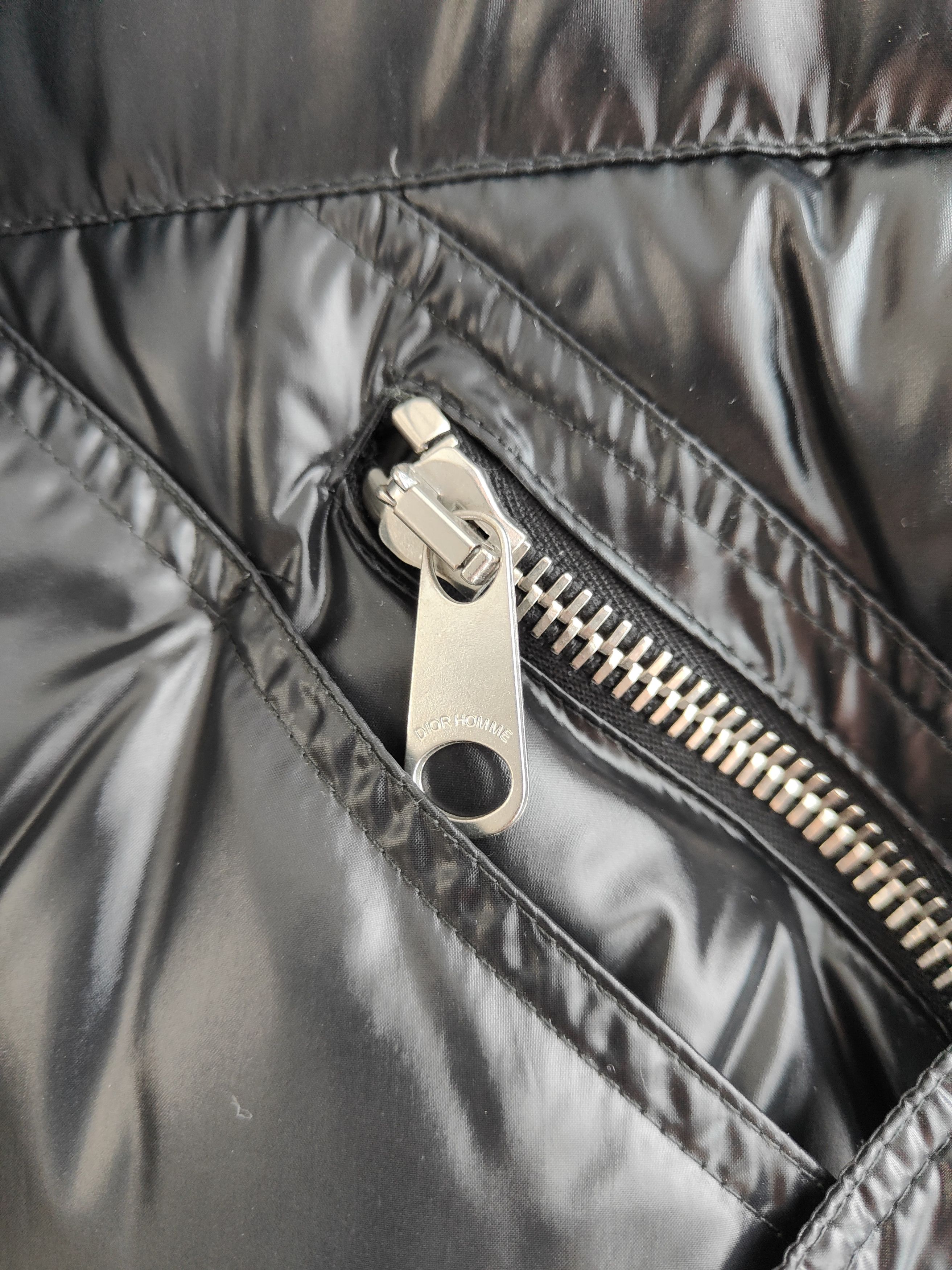 Dior Dior Homme Kris Van Assche Shiny Nylon Down Jacket Size US L / EU 52-54 / 3 - 8 Thumbnail