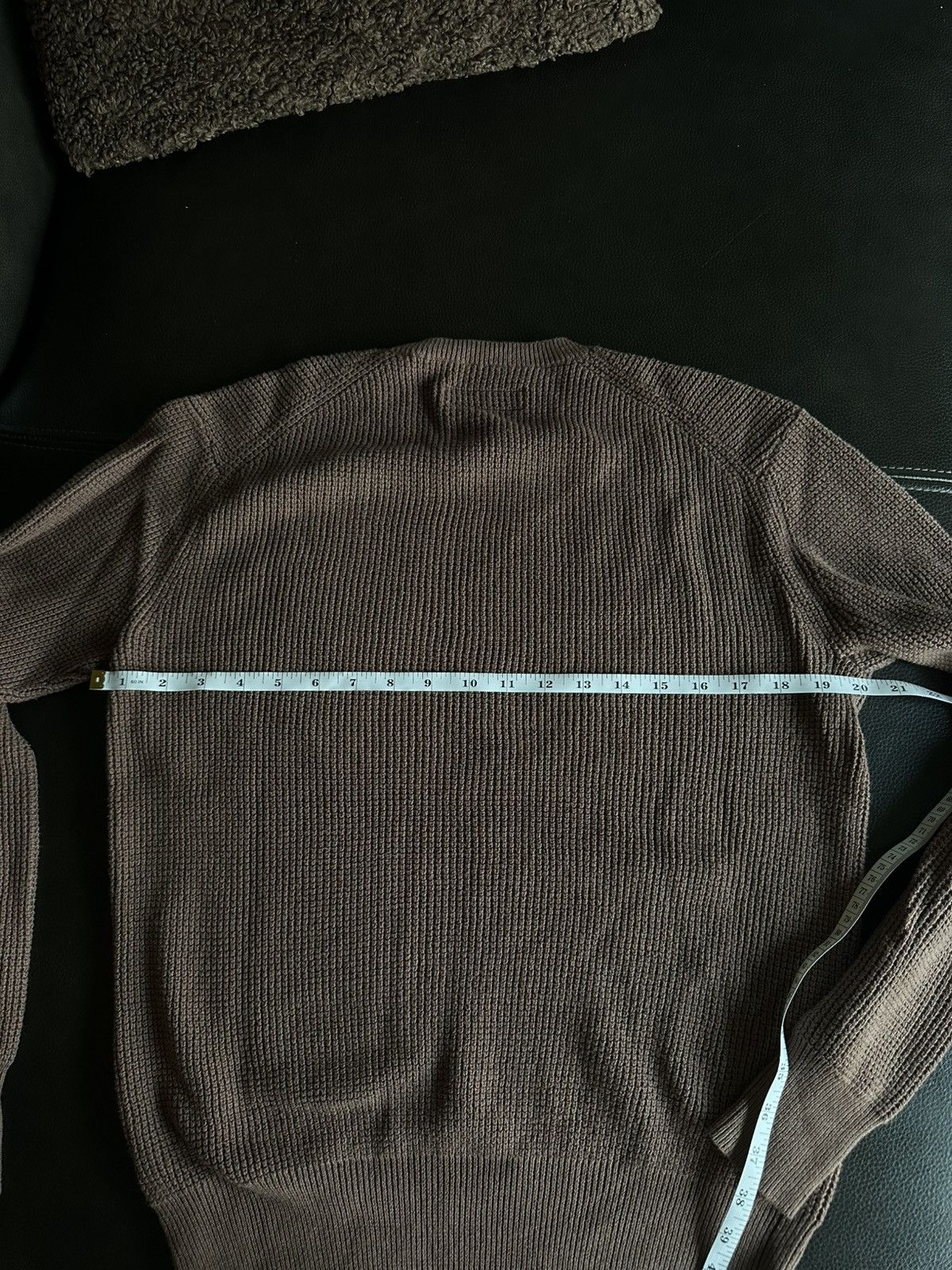 Allsaints AllSaints Mens XS Knit Jumper Sweater Rose Grey Brown Size US XS / EU 42 / 0 - 5 Thumbnail