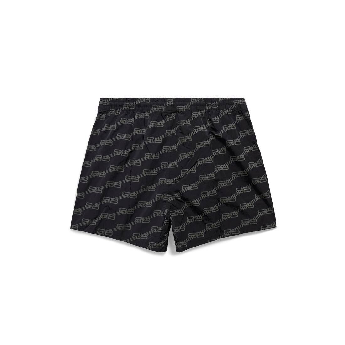 Balenciaga o1la1rc1a0924 BB Monogram Swim Shorts in Black Size US 36 / EU 52 - 2 Thumbnail