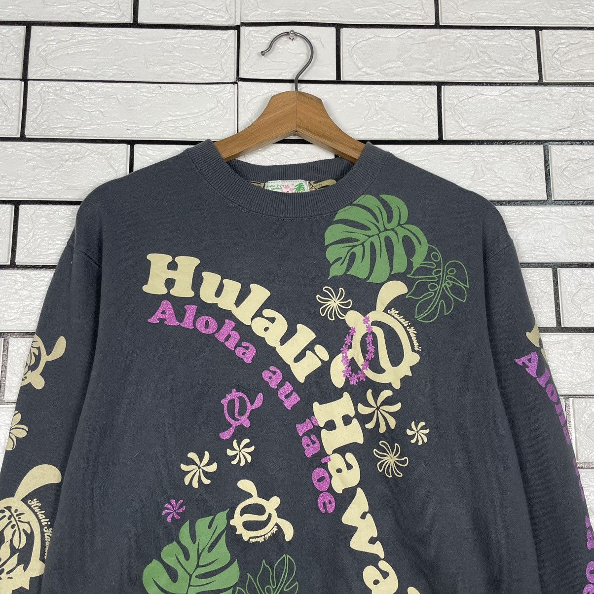 Japanese Brand Hulali Hawaii Aloha Full Print Sweatshirt Size US S / EU 44-46 / 1 - 2 Thumbnail
