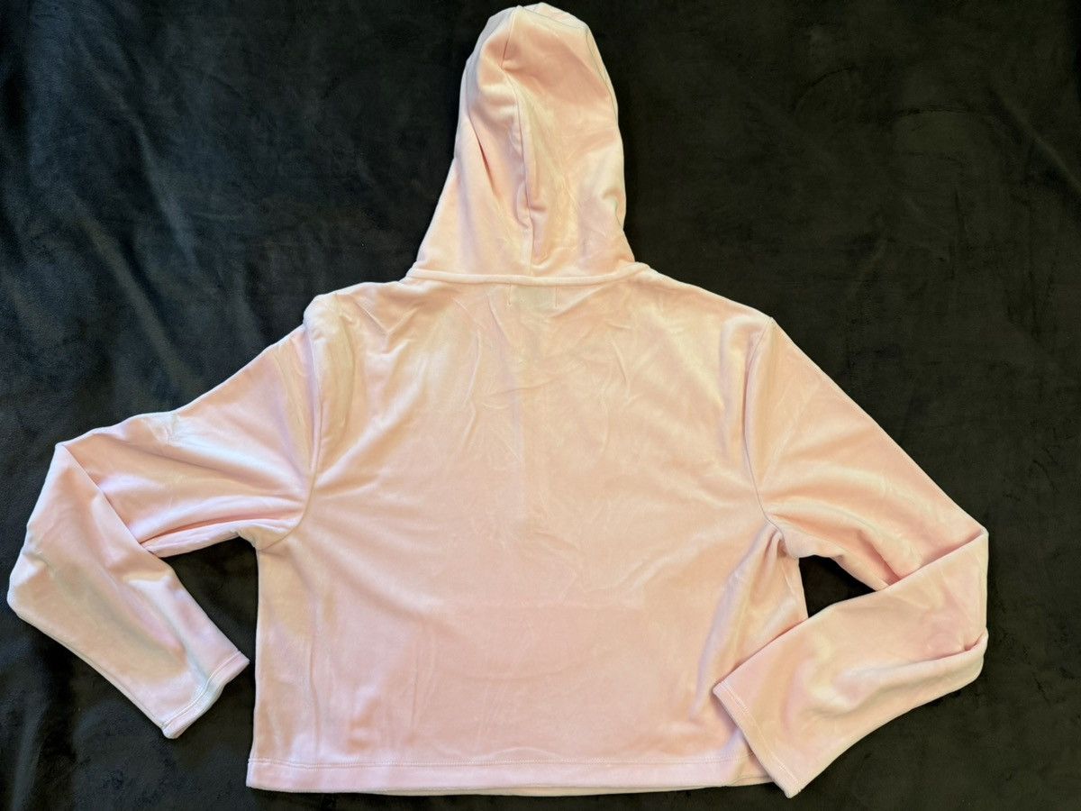 Juicy Couture Juicy Couture Pink Velour Quarter-Zip Cropped Hoodie L, NWT Size L / US 10 / IT 46 - 5 Thumbnail