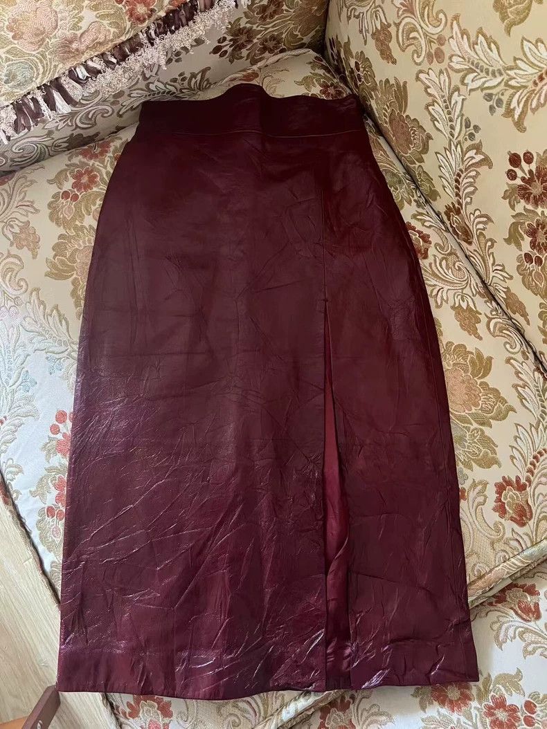 GucciLeather skirt 2503-Nextarrow