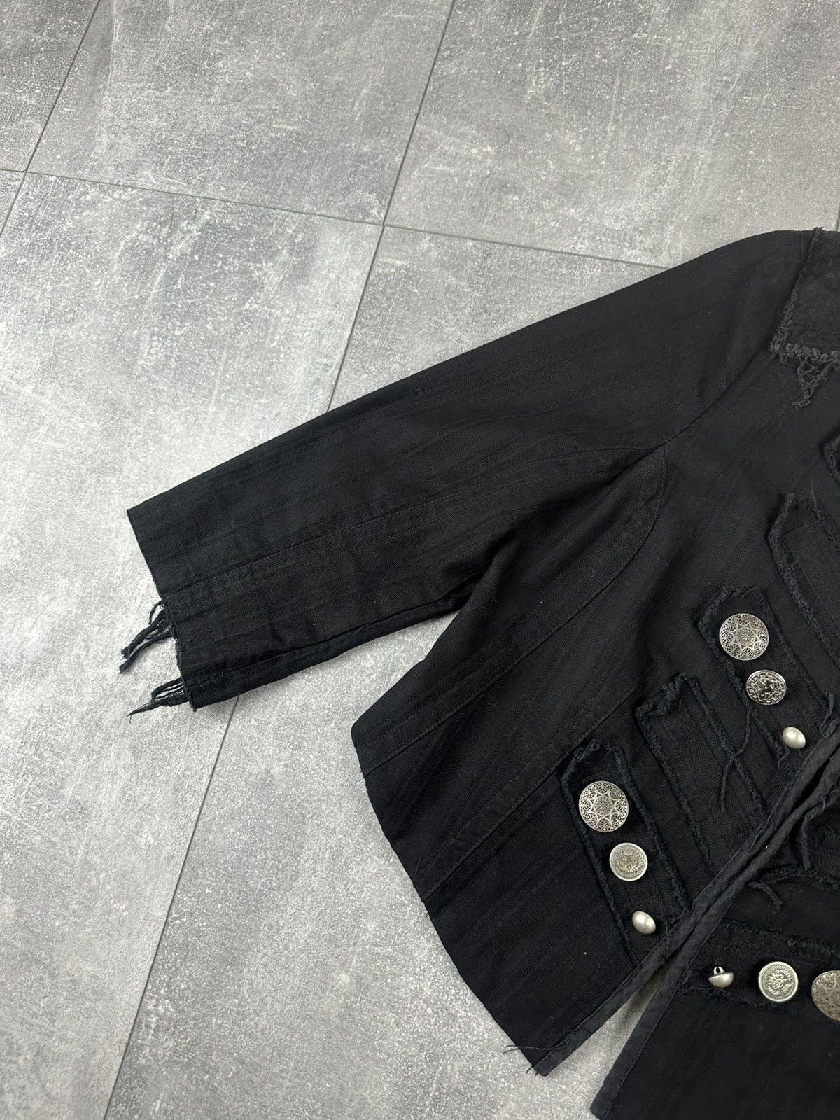 Other Women’s Napoleon Style Crop Jacket Size M / US 6-8 / IT 42-44 - 5 Thumbnail