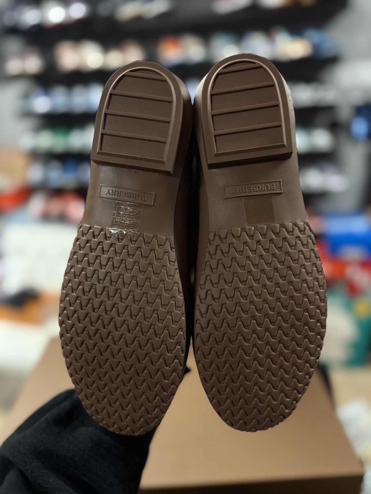 Burberry Vintage Check Canvas & Rubber Rain Boot In Brown 38EU/8US Size US 8 / IT 38 - 12 Thumbnail