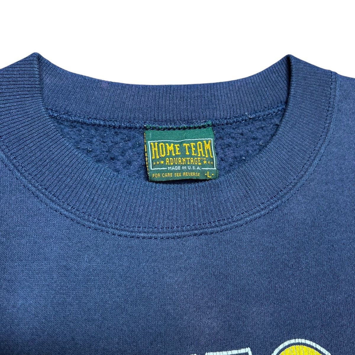 NCAA Vintage 1990s NCAA Michigan Wolverines Spell Out Sweatshirt Size US L / EU 52-54 / 3 - 2 Thumbnail