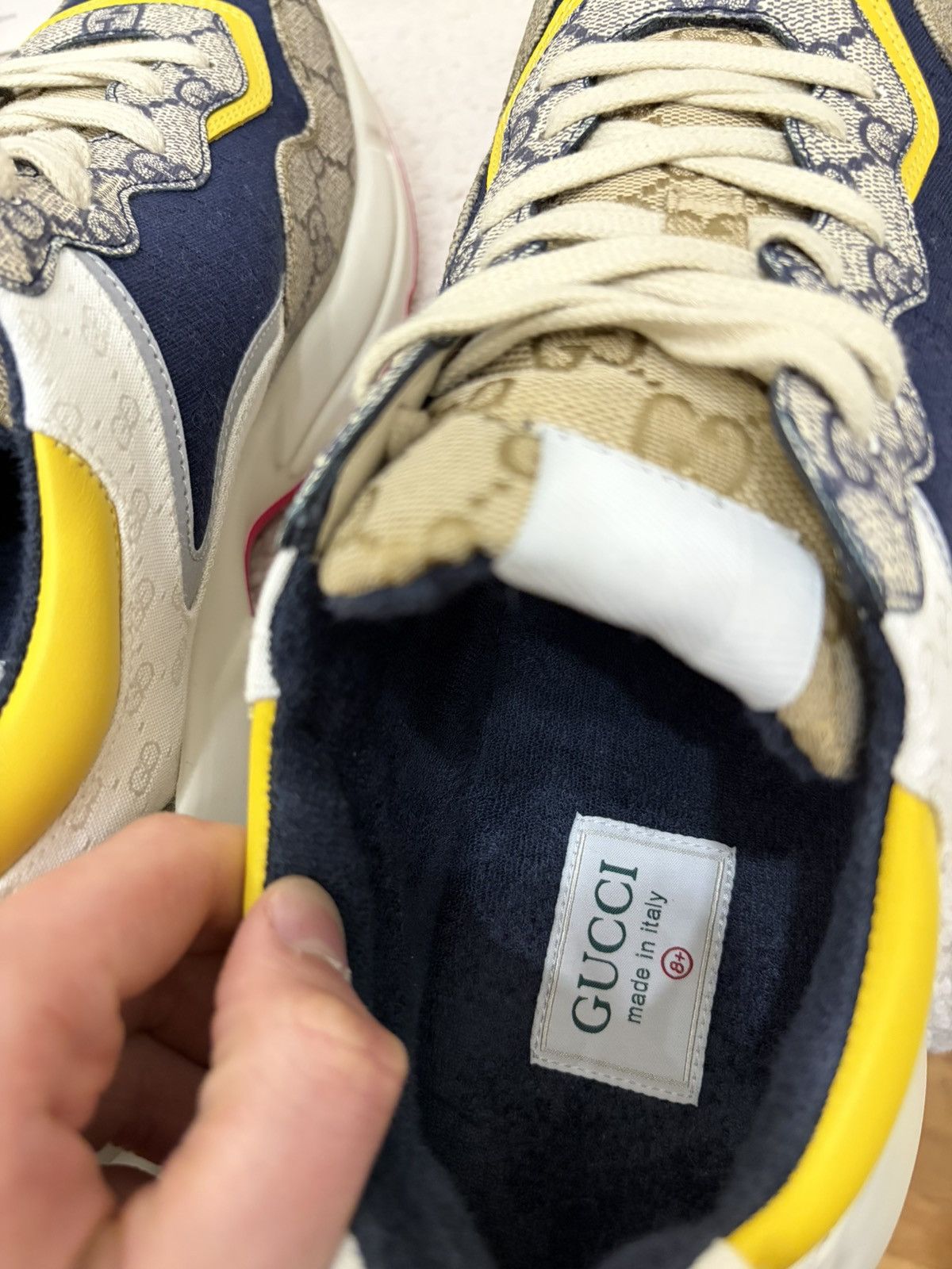 Gucci Gucci Men’s Sneakers Size US 8.5 / EU 41-42 - 12 Thumbnail