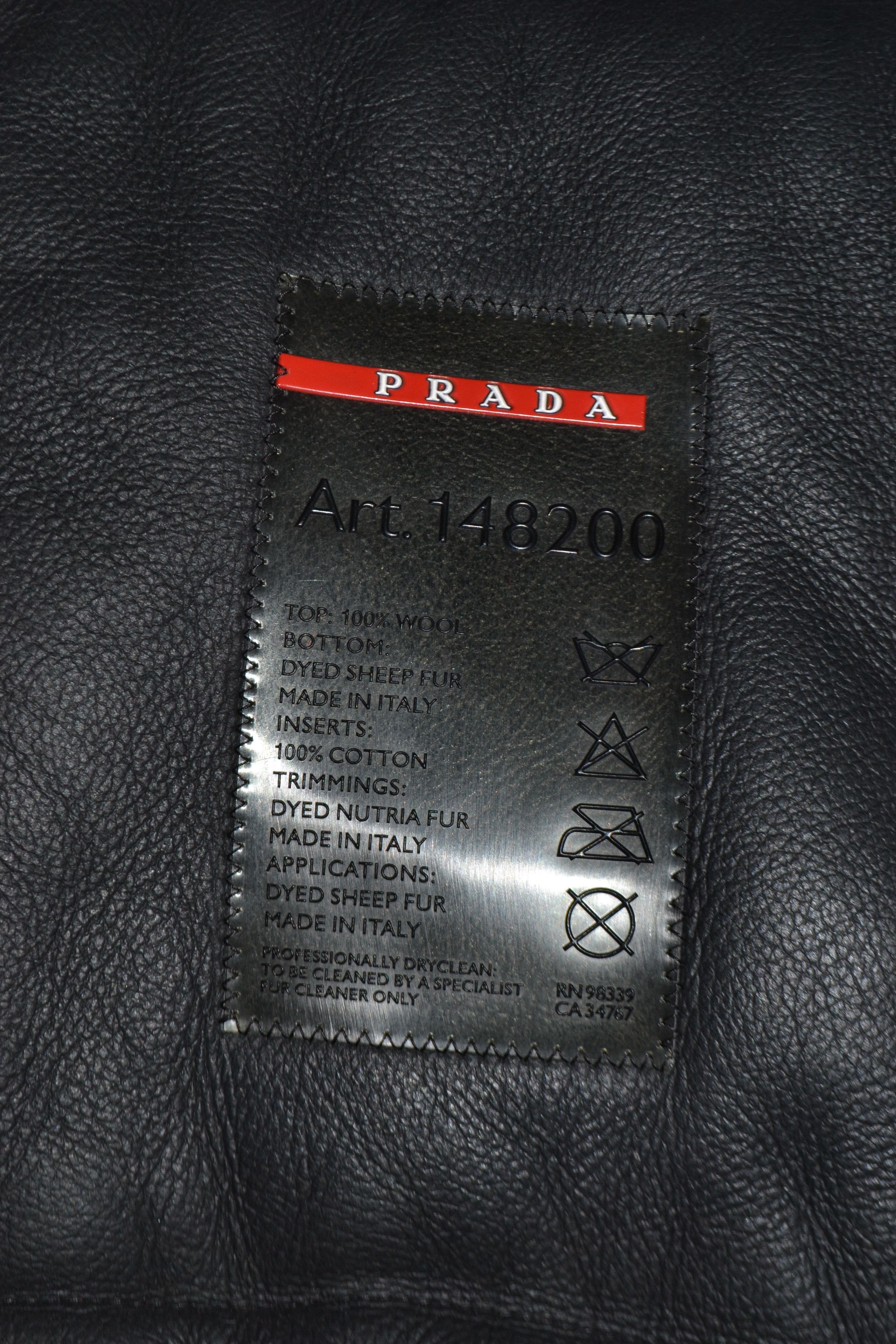 Prada FW2007 Sheep & Nutria Fur Trimmed Wool Military Jacket Size US M / EU 48-50 / 2 - 10 Thumbnail