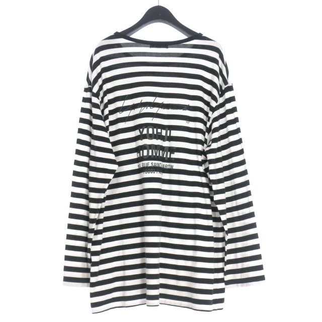 Yohji Yamamoto YOHJI YAMAMOTO POUR HOMME 17AW T-shirt Border cut and sew Size US L / EU 52-54 / 3 - 1 Thumbnail