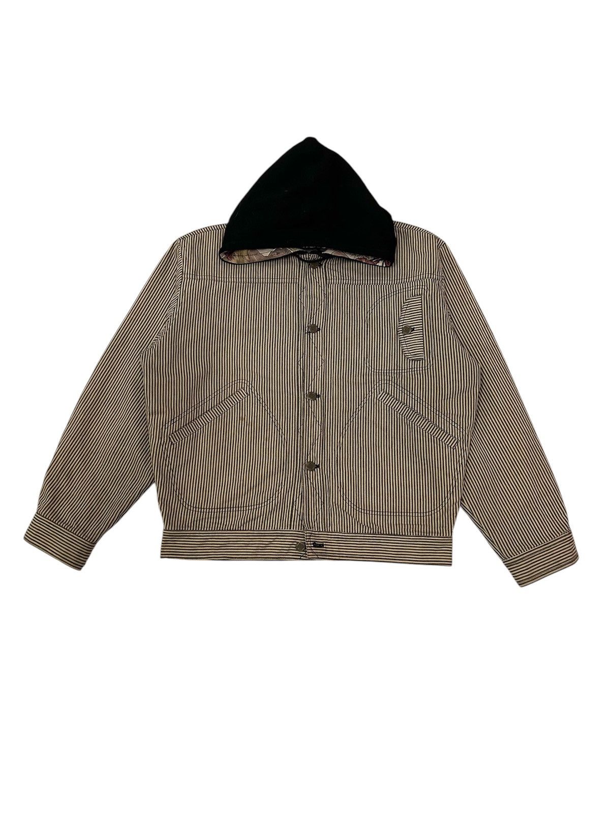Japanese Brand × PERSON'S × Vintage Vintage Person's Reversible Hooded Full Zipper Jacket Size US M / EU 48-50 / 2 - 5 Thumbnail