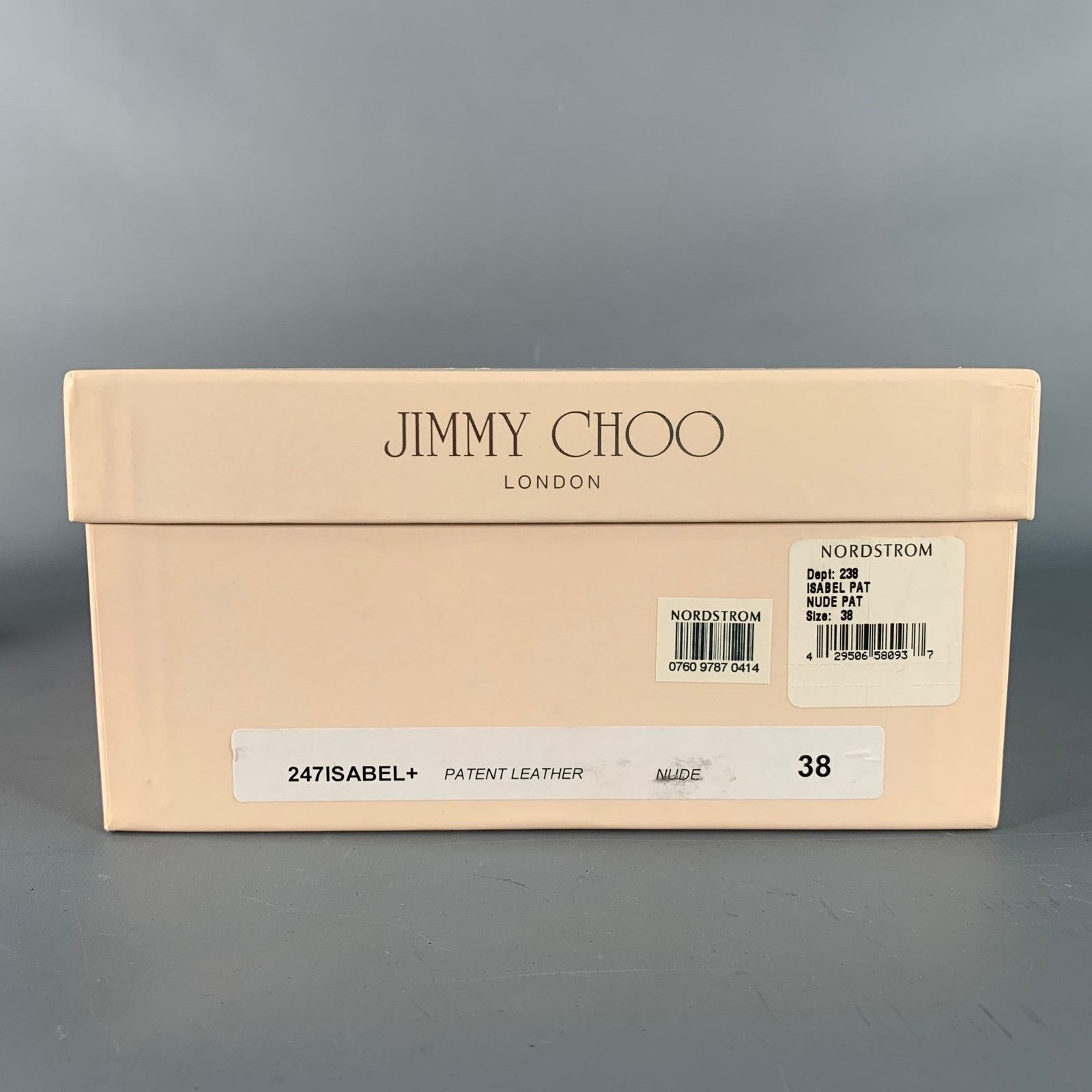 Jimmy Choo JIMMY CHOO Size 8 Tan Patent Leather Peep Toe Pumps Size US 8 / IT 38 - 9 Thumbnail