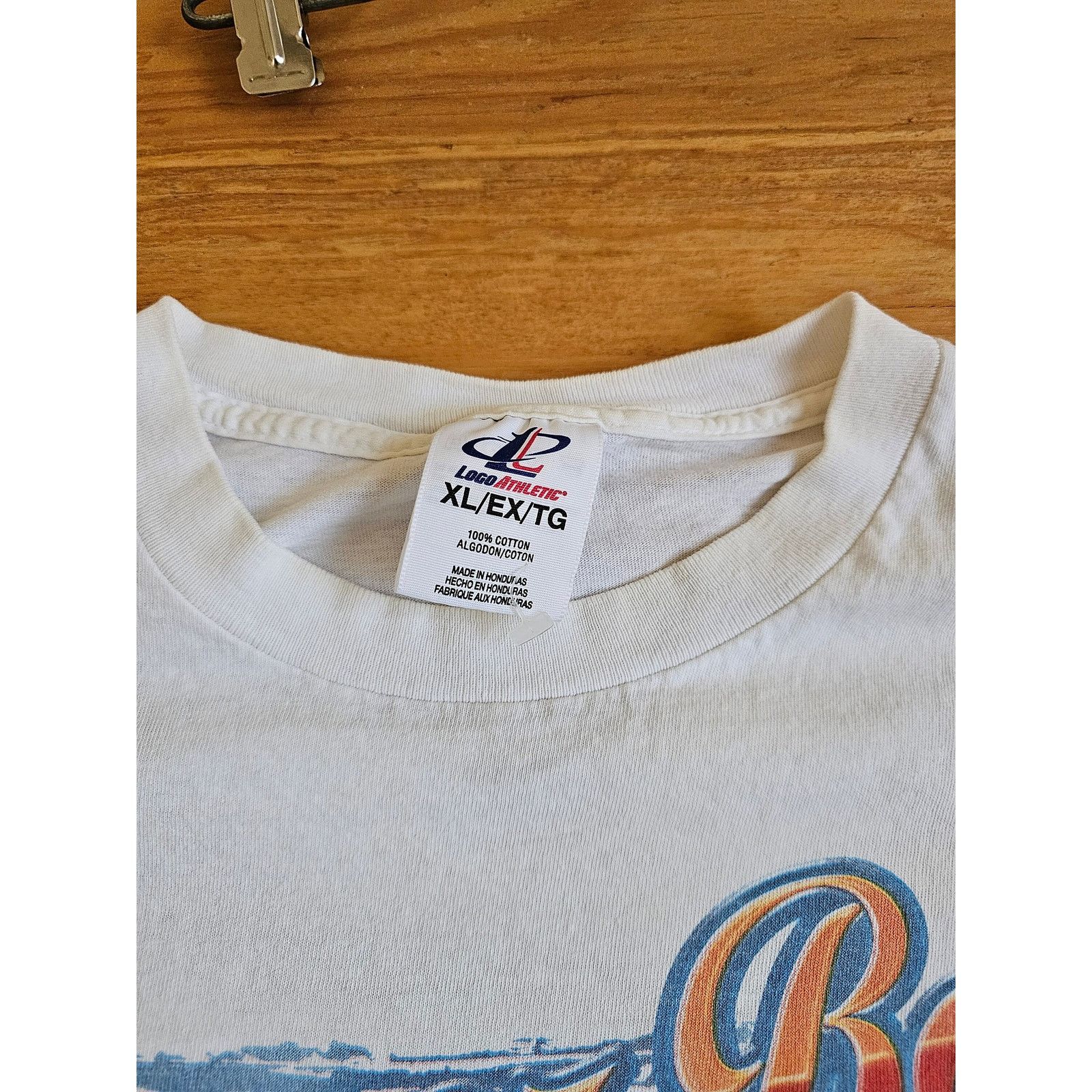 Logo Athletic Super Bowl XXXIV St Louis Rams T-Shirt White Sz XL 1999 Size US XL / EU 56 / 4 - 3 Thumbnail