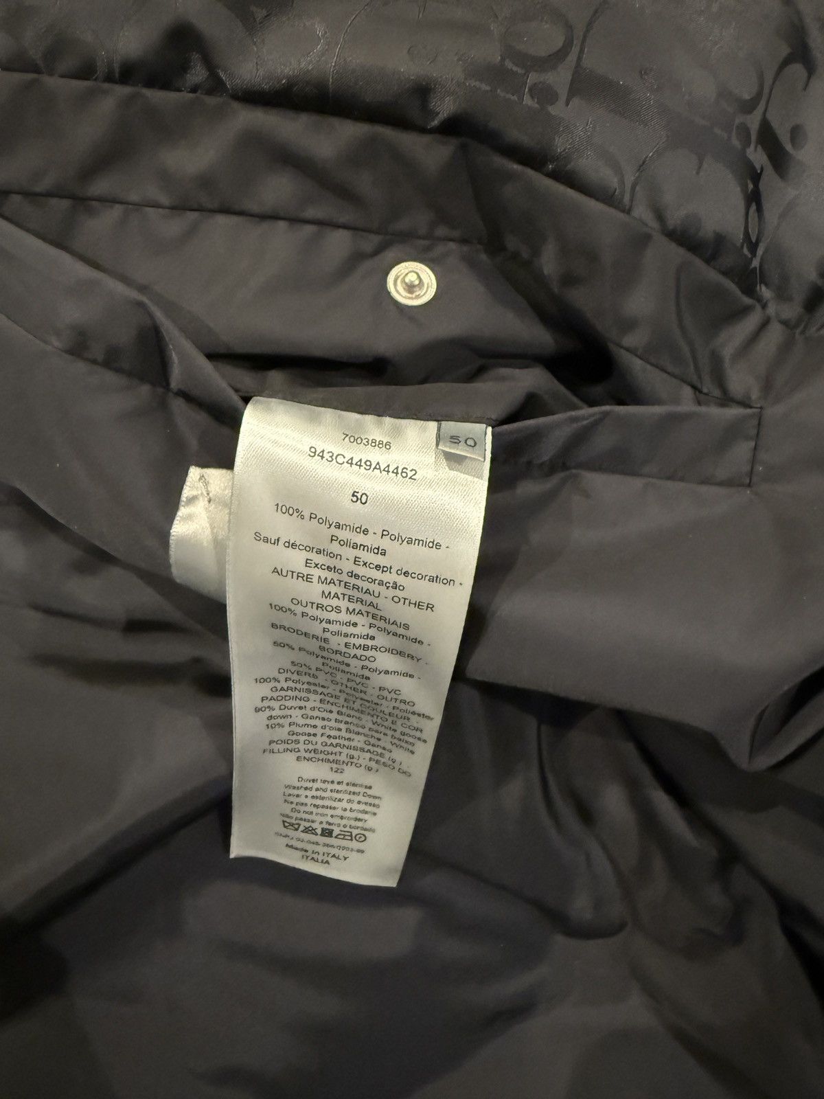 Dior DIOR OBLIQUE DOWN JACKET PUFFER Size US L / EU 52-54 / 3 - 4 Thumbnail